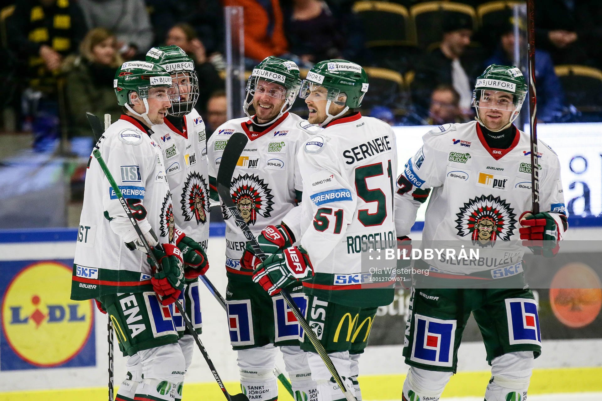 Frölundas Matt Donovan , Rasmus Dahlin , Ponthus