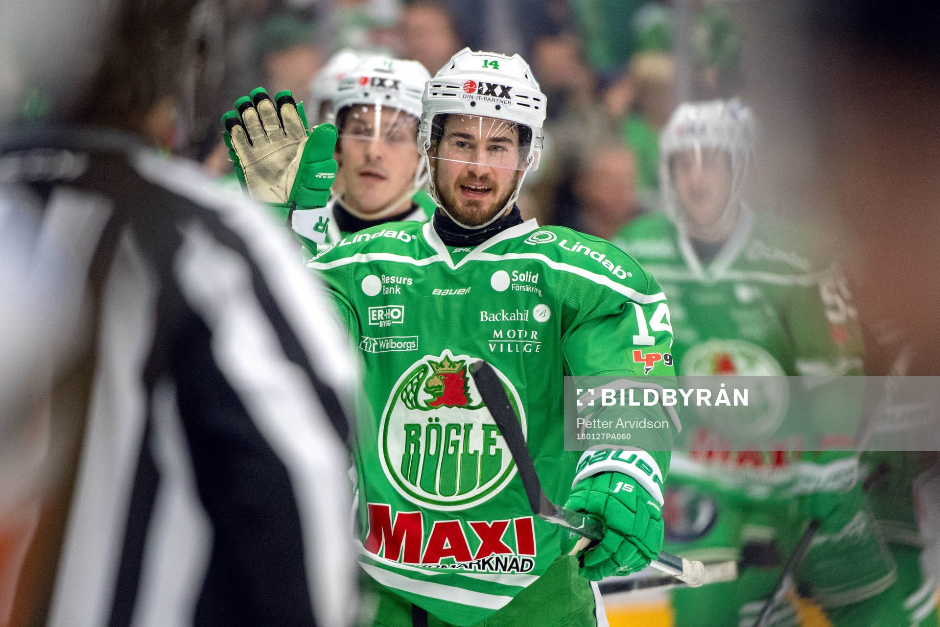 Rögles Stephen Perfetto  jublar