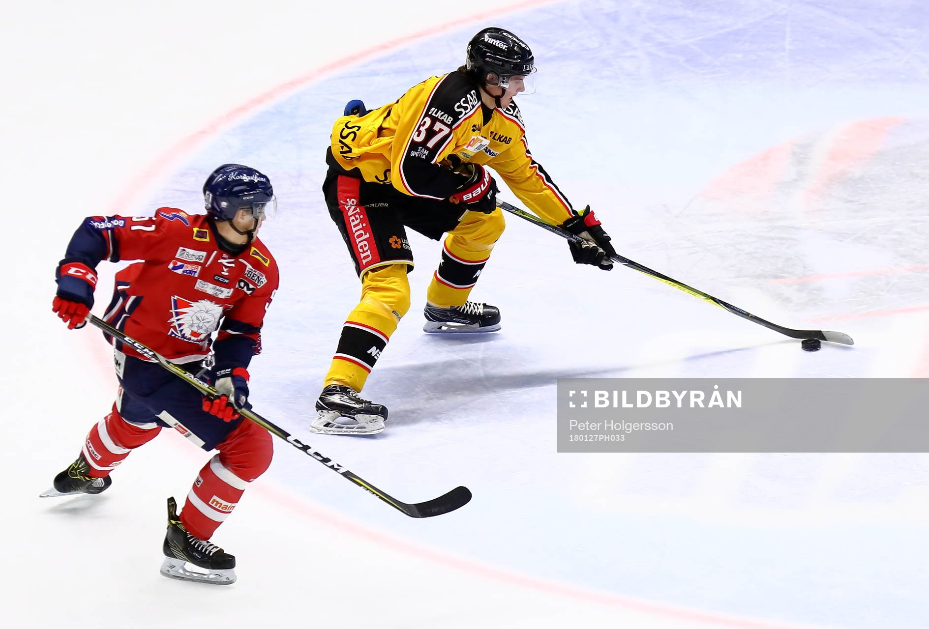 Linköpings Kristian Näkyvä, Luleås Isac Lundeström