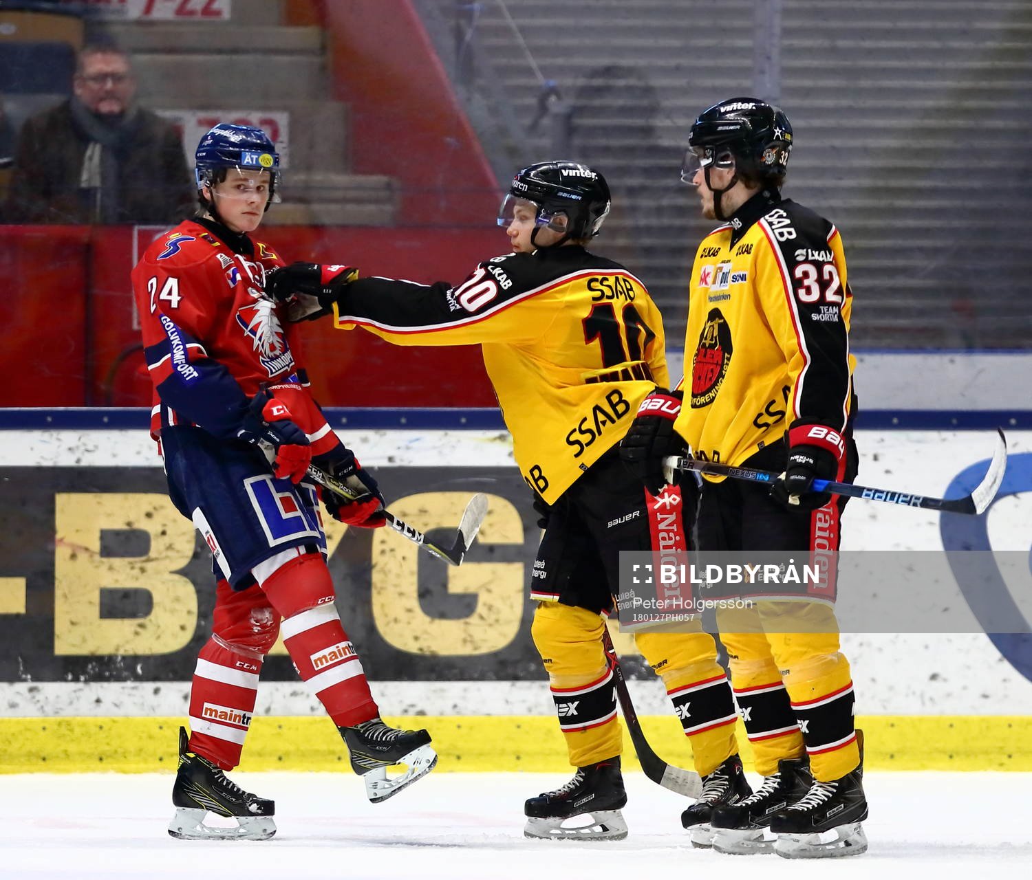Linköpings Olle Lycksell och Luleås Einar Emanuelsson