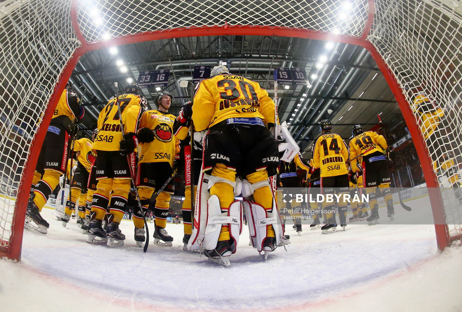 XXX under ishockeymatchen i SHL mellan Linköping och Luleå