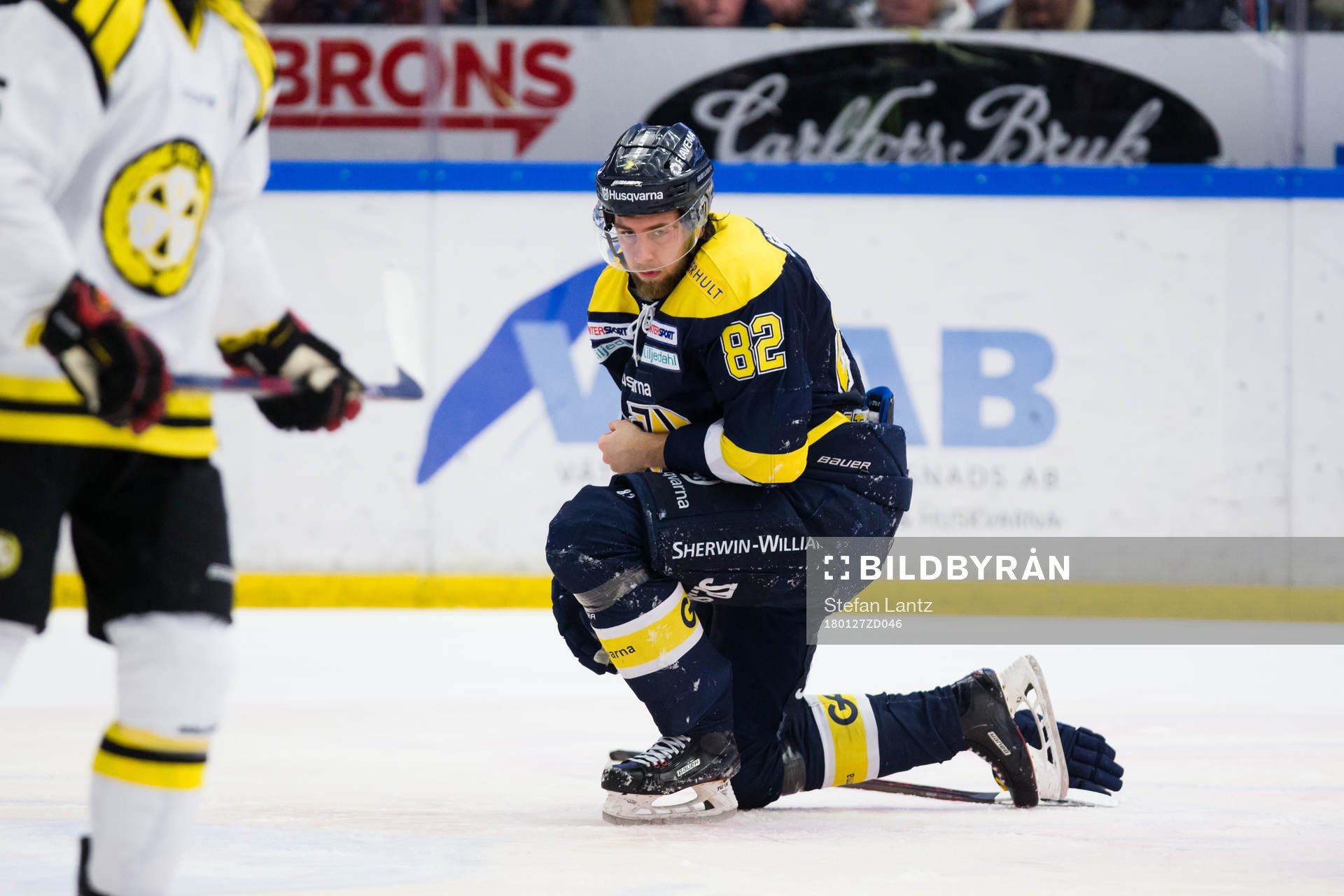 s Kevin Stenlund har ont