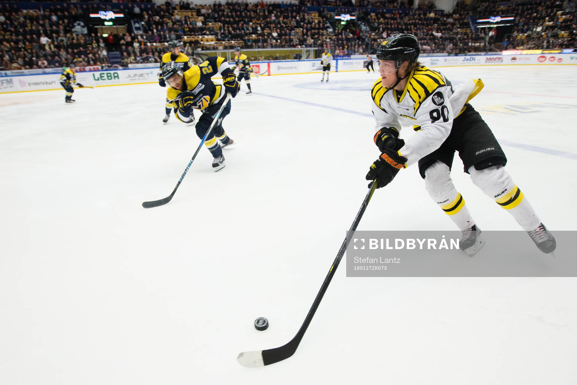 s Stefan Elliott mot Brynäs Jesper Boqvist