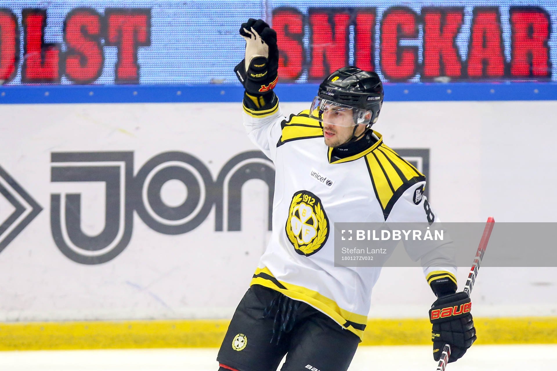 Brynäs Aaron Palushaj jublar
