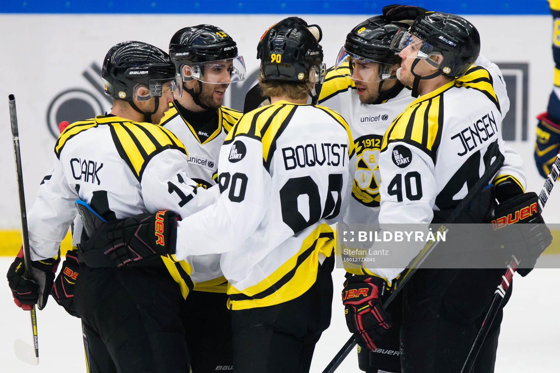 Brynäs Kevin Clark, Ryan Gunderson, Jesper Boqvist, Jesper