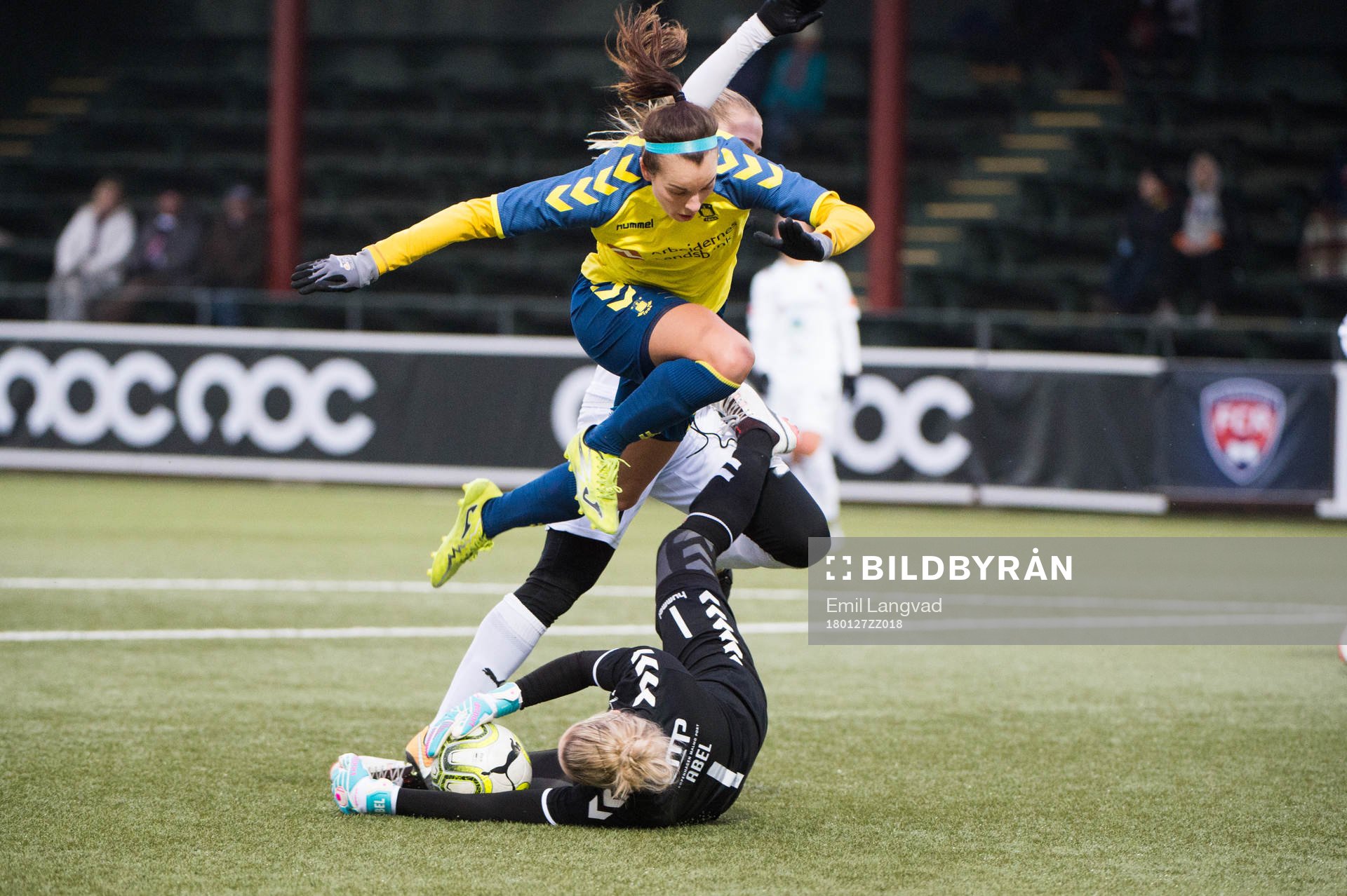 Bröndbys målvakt Katrine Abel, Bröndbys Rikke Sevecke