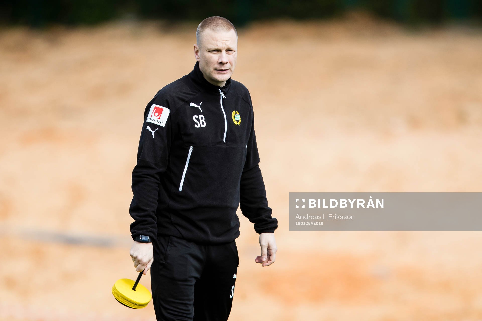 Hammarbys tränare Stefan Billborn