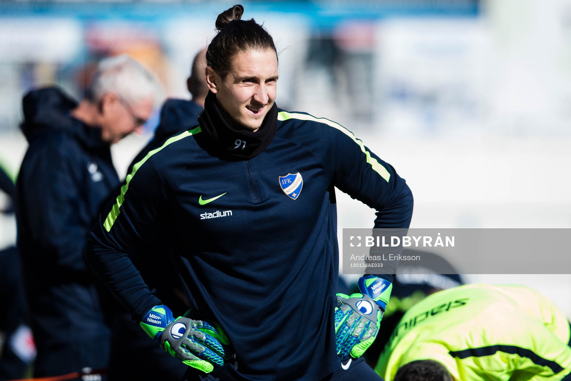 Norrköpings målvakt David Mitov Nilsson