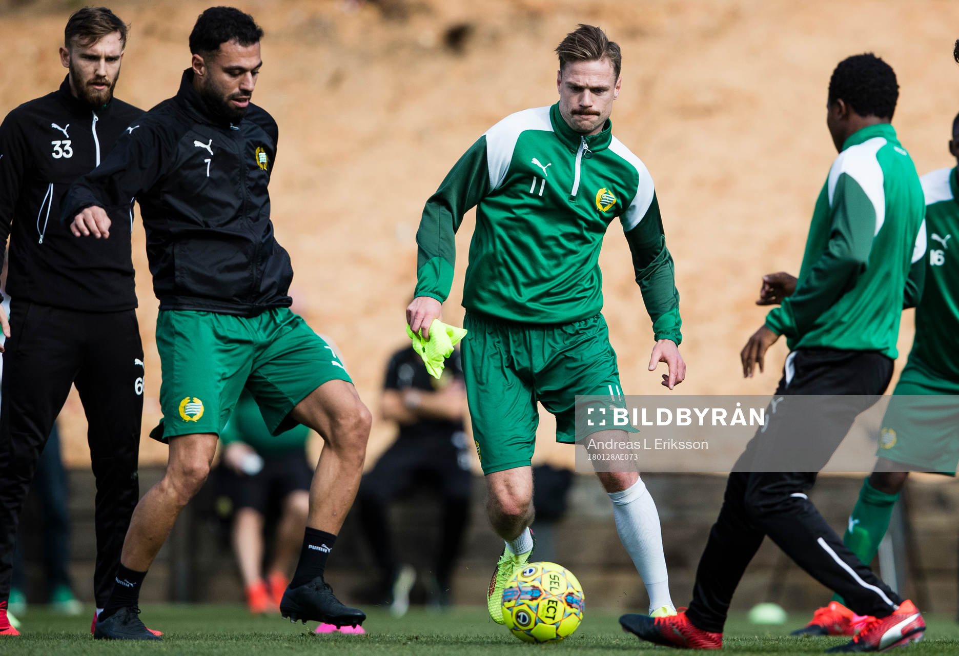 Hammarbys Imad Khalili och Arnór Smárason