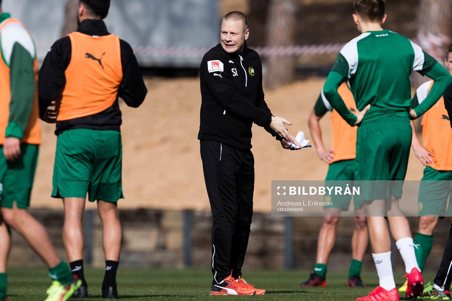 Hammarbys tränare Stefan Billborn