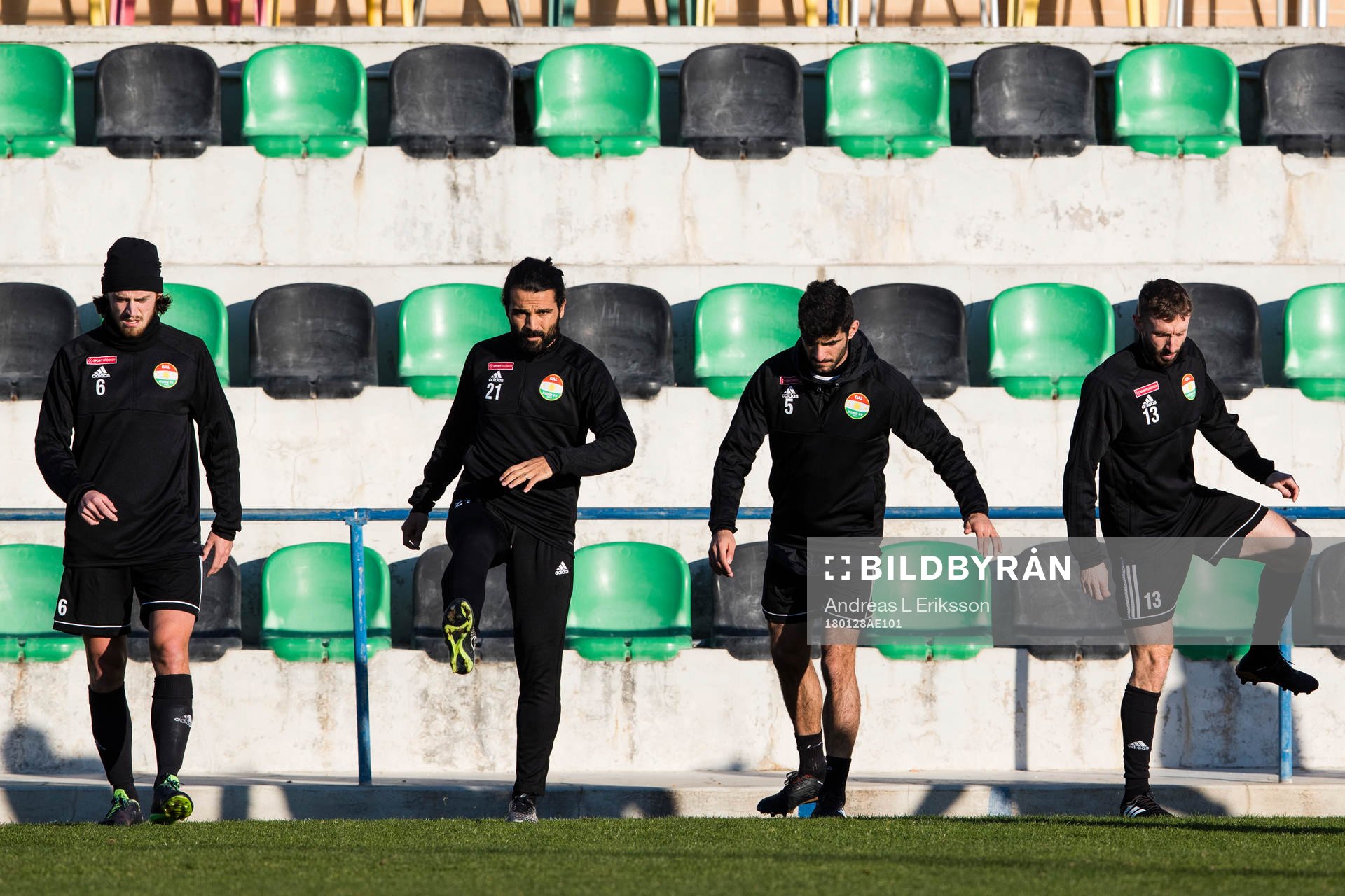 Dalkurds Robin Tranberg, Peshraw Azizi, Rewan Amin och