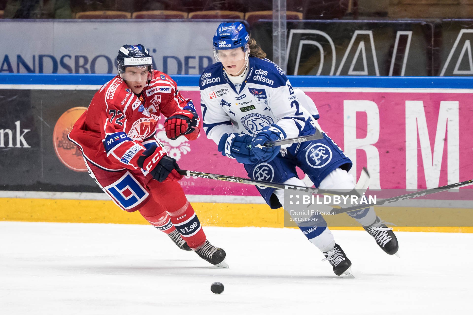 Leksands Anton Karlsson och Västerviks Tobias Björklund