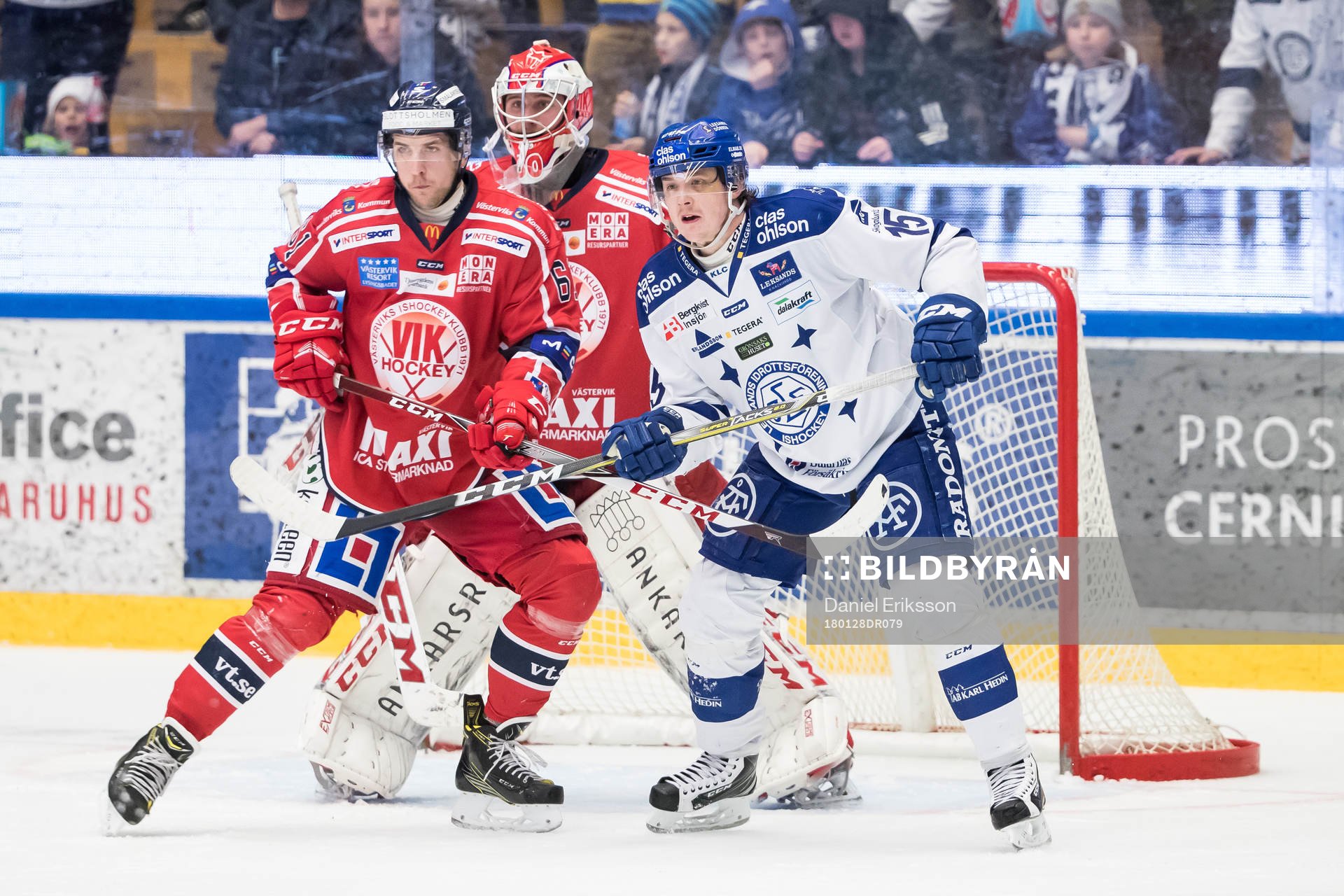 Västerviks Emil Wahlberg  och Leksands Johan Porsberger
