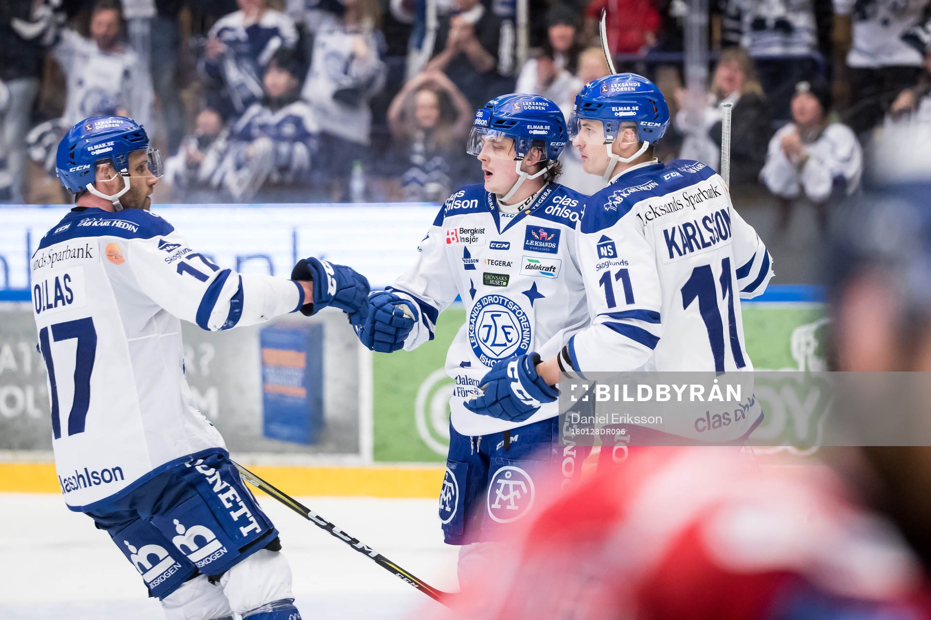 Leksands Johan Porsberger jublar