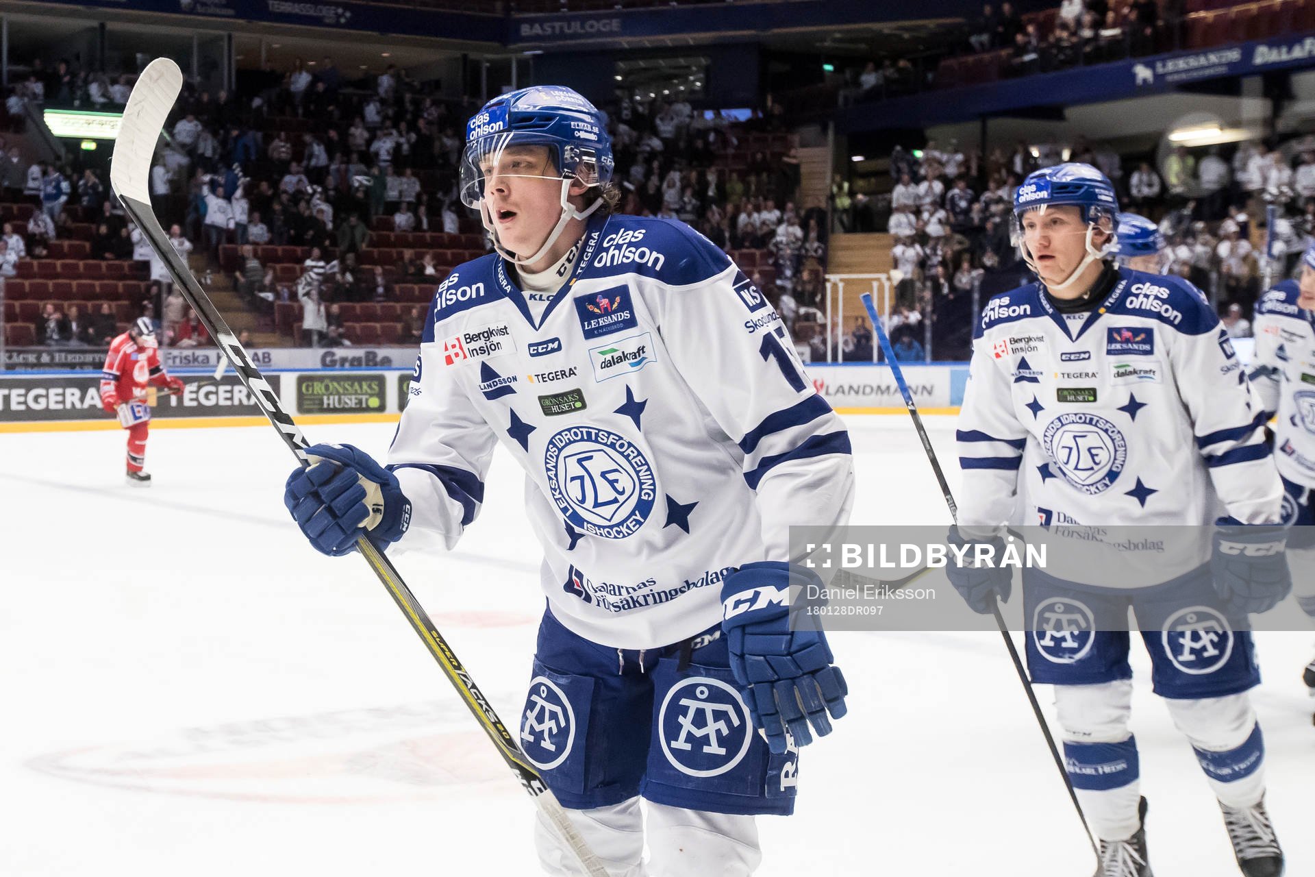 Leksands Johan Porsberger jublar