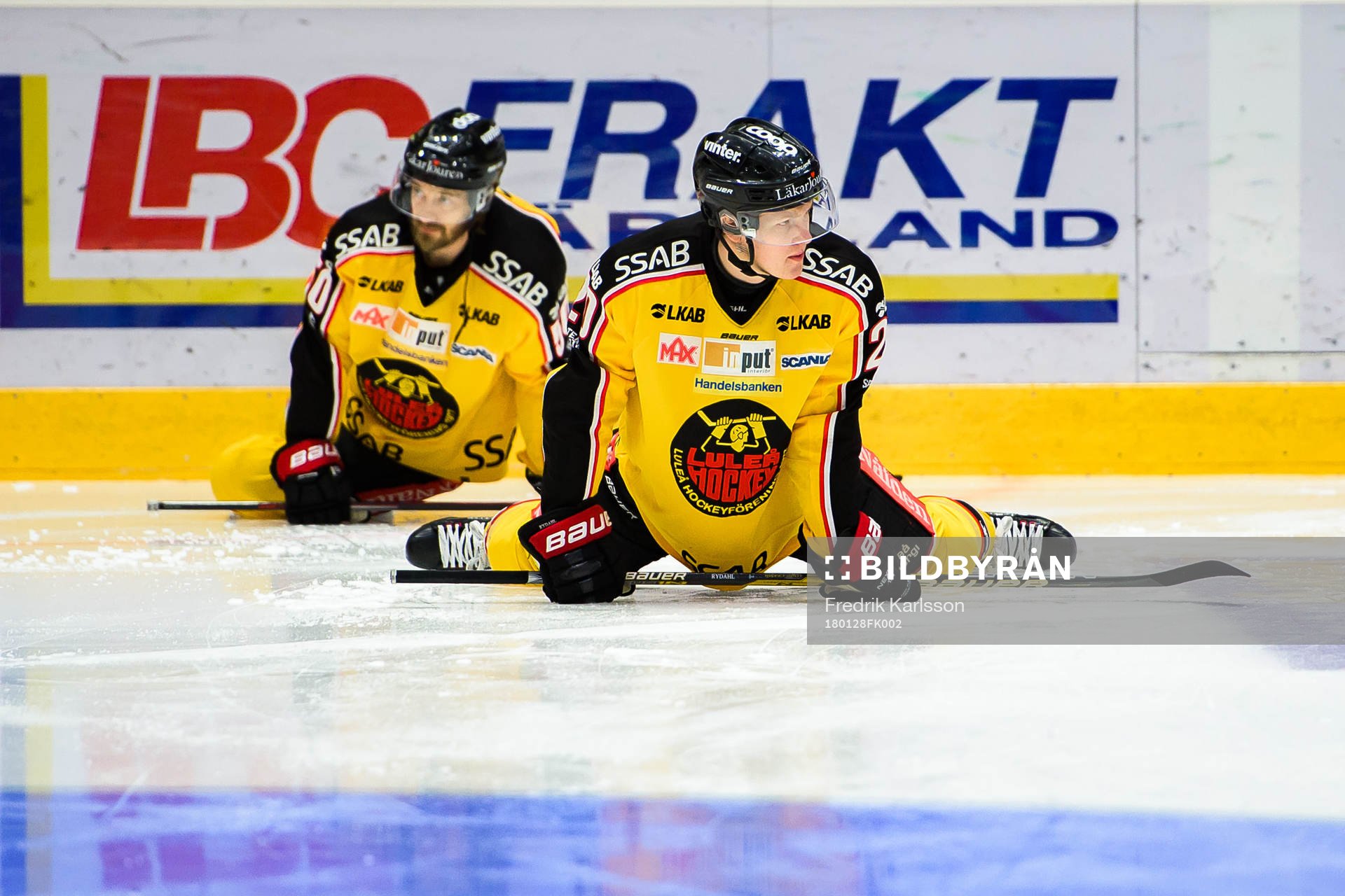 Luleås Daniel Sondell och Gustav Rydahl