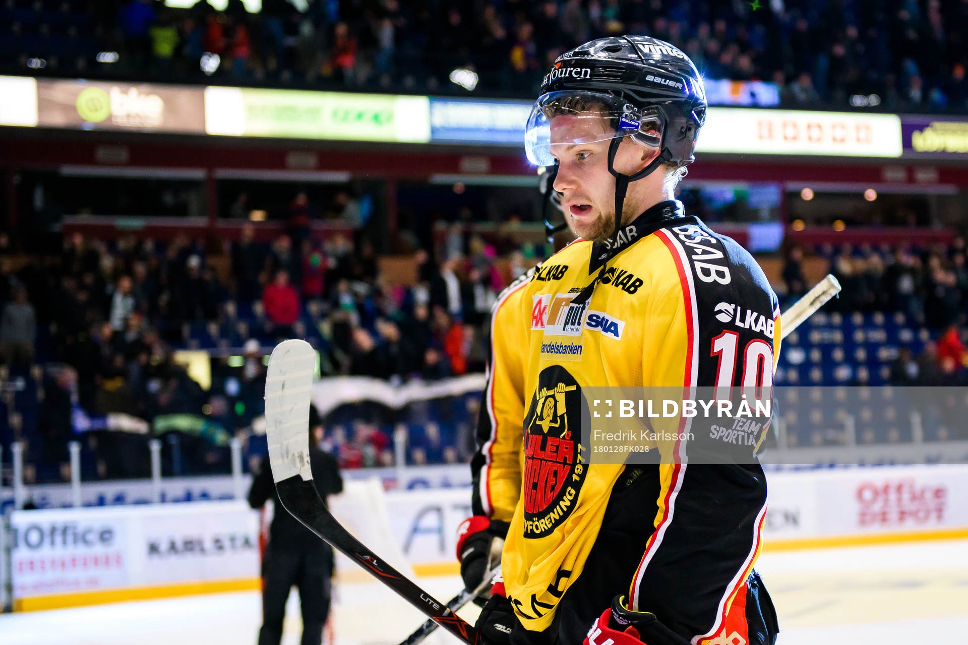 Luleås Einar Emanuelsson deppar