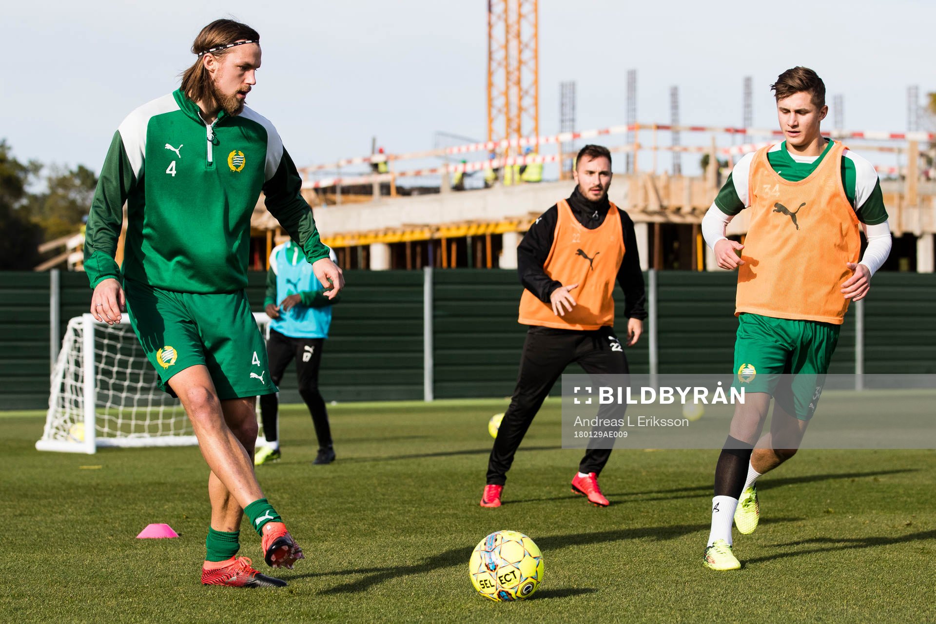 Hammarbys Björn Paulsen, Muamer Tankovic och Leo Bengtsson