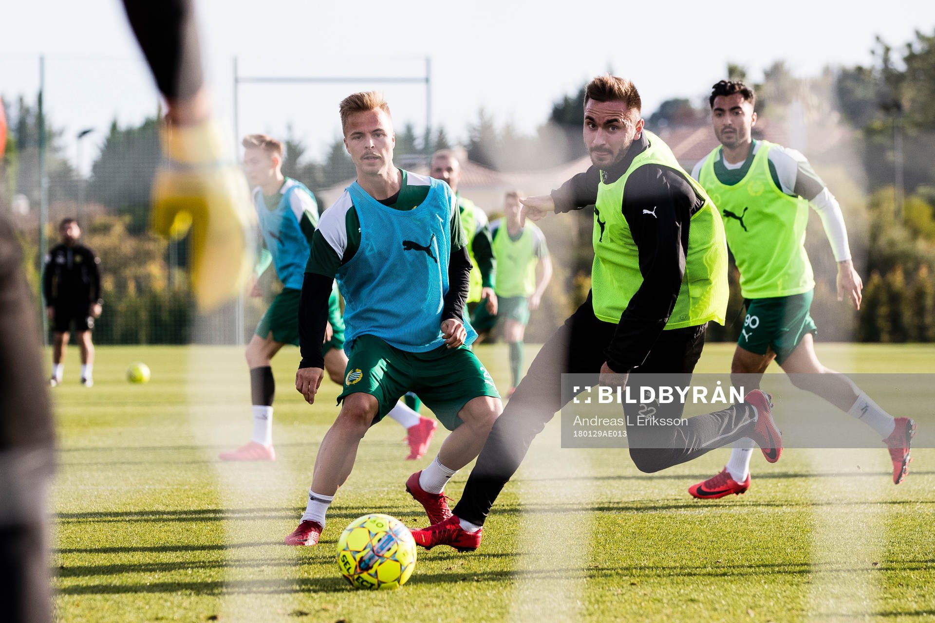 Hammarbys Sander Svendsen och Muamer Tankovic