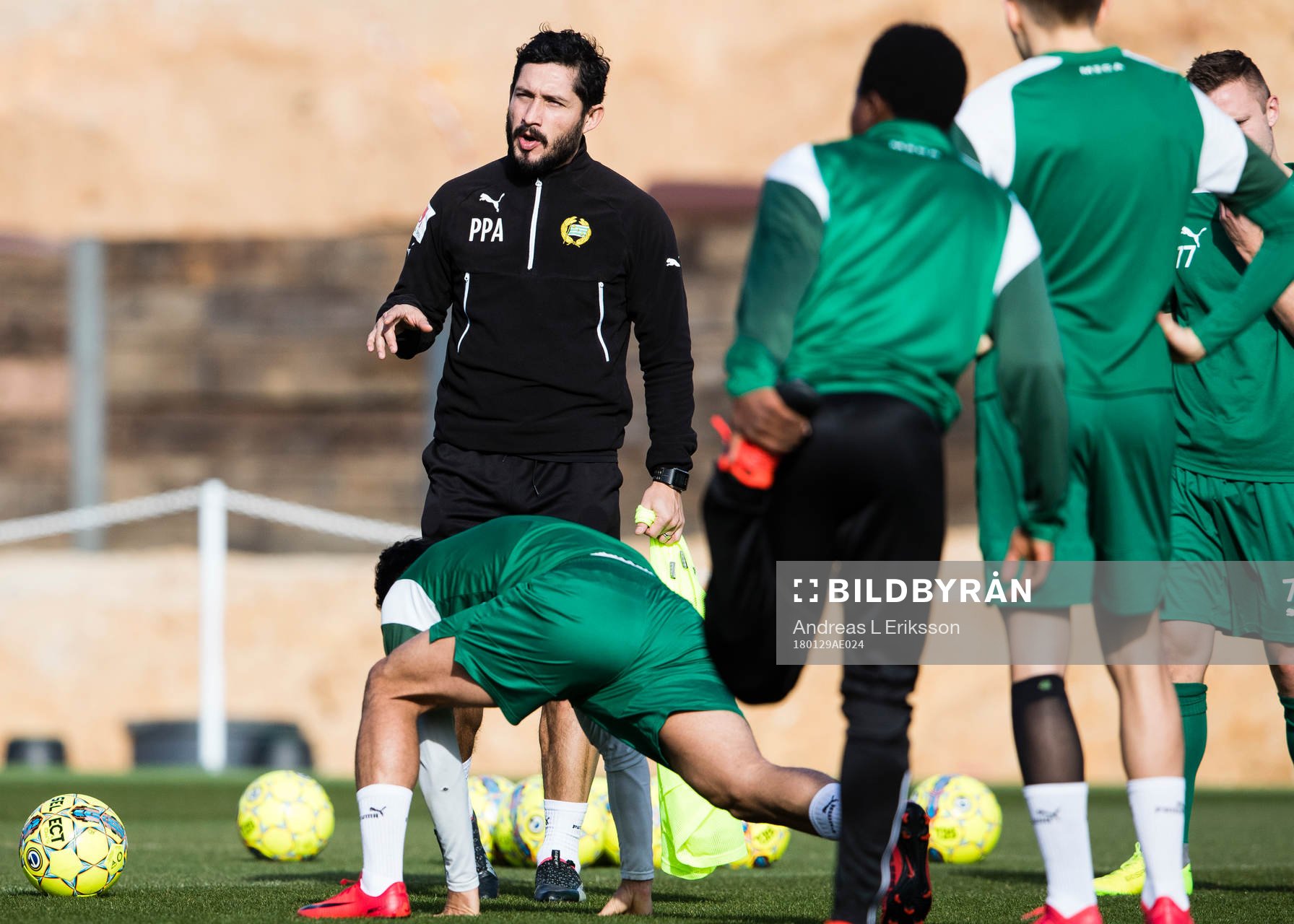 Hammarbys assisterande tränare Pablo Pinones-Arce