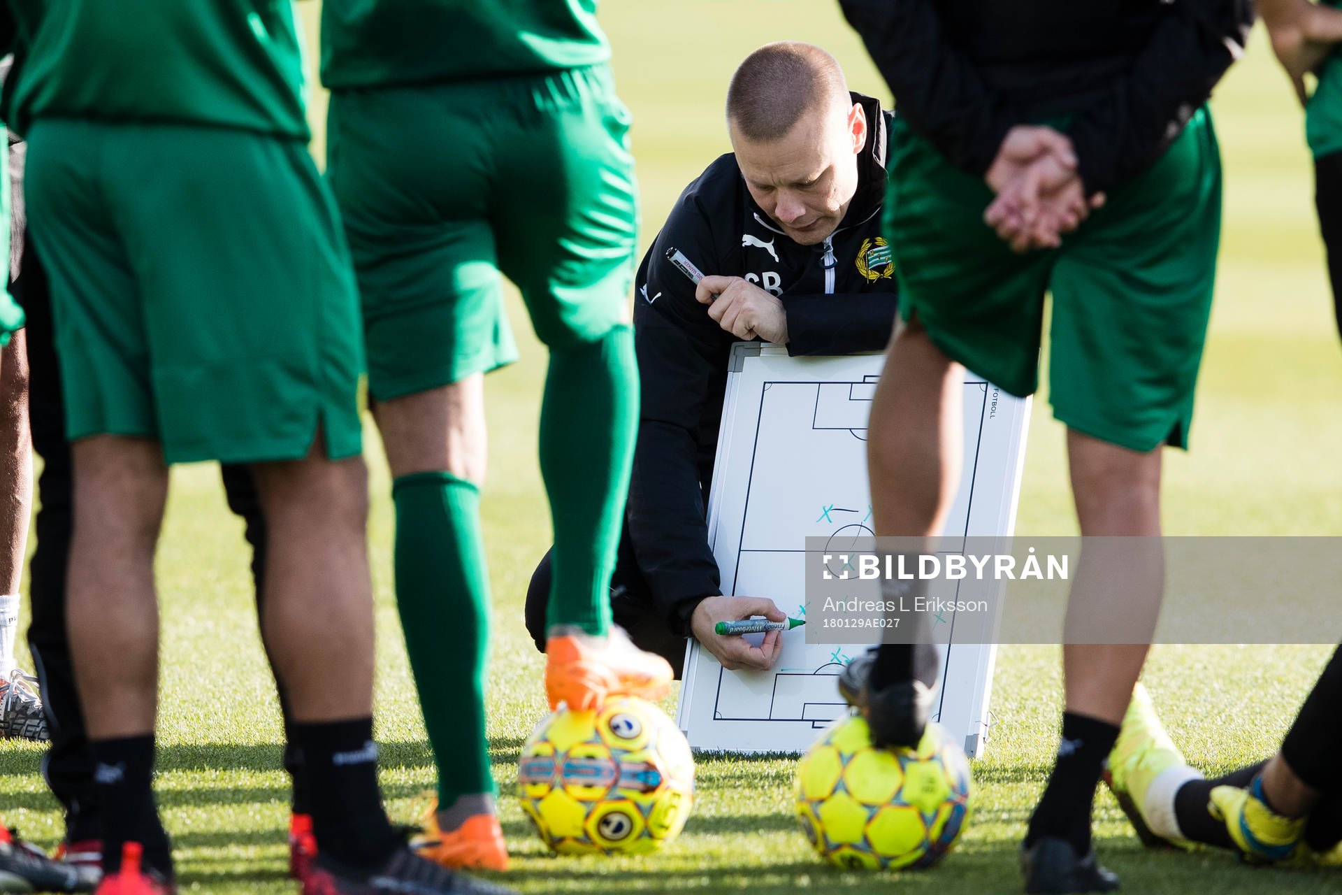 Hammarbys tränare Stefan Billborn