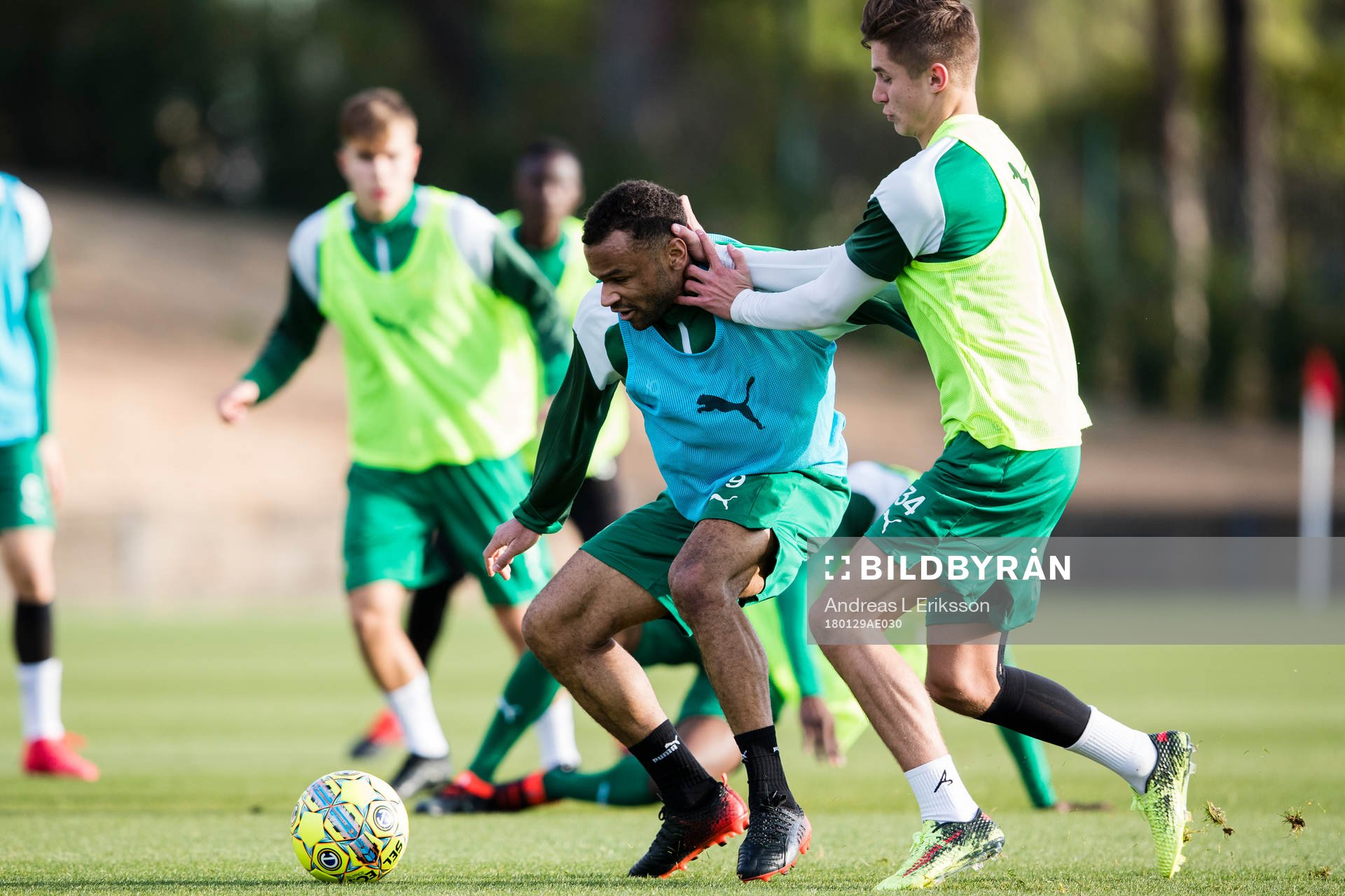 Hammarbys Hammarbys Serge-Junior Martinsson Ngouali i kamp