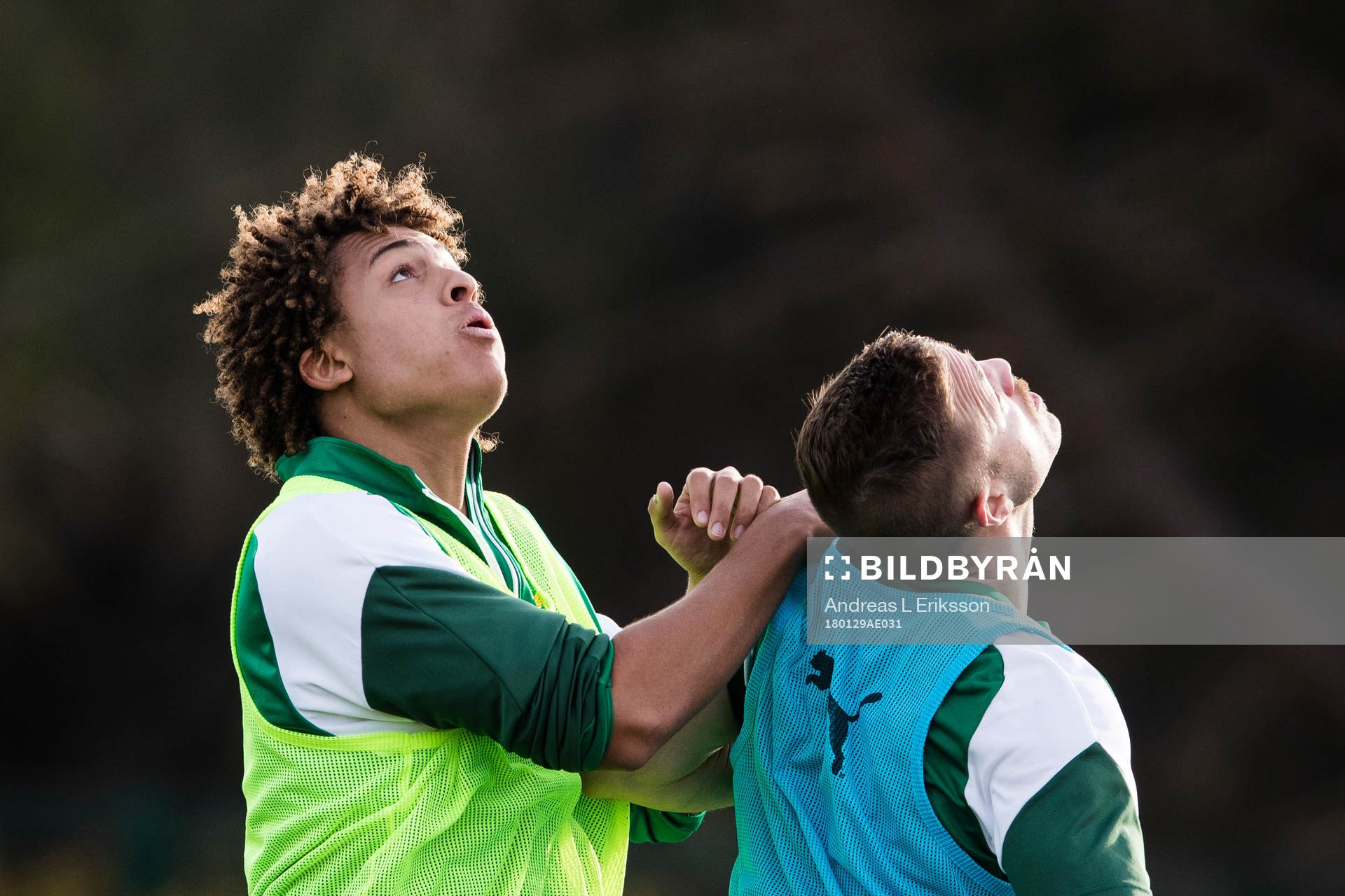 Hammarbys Neto Borges och Mats Solheim