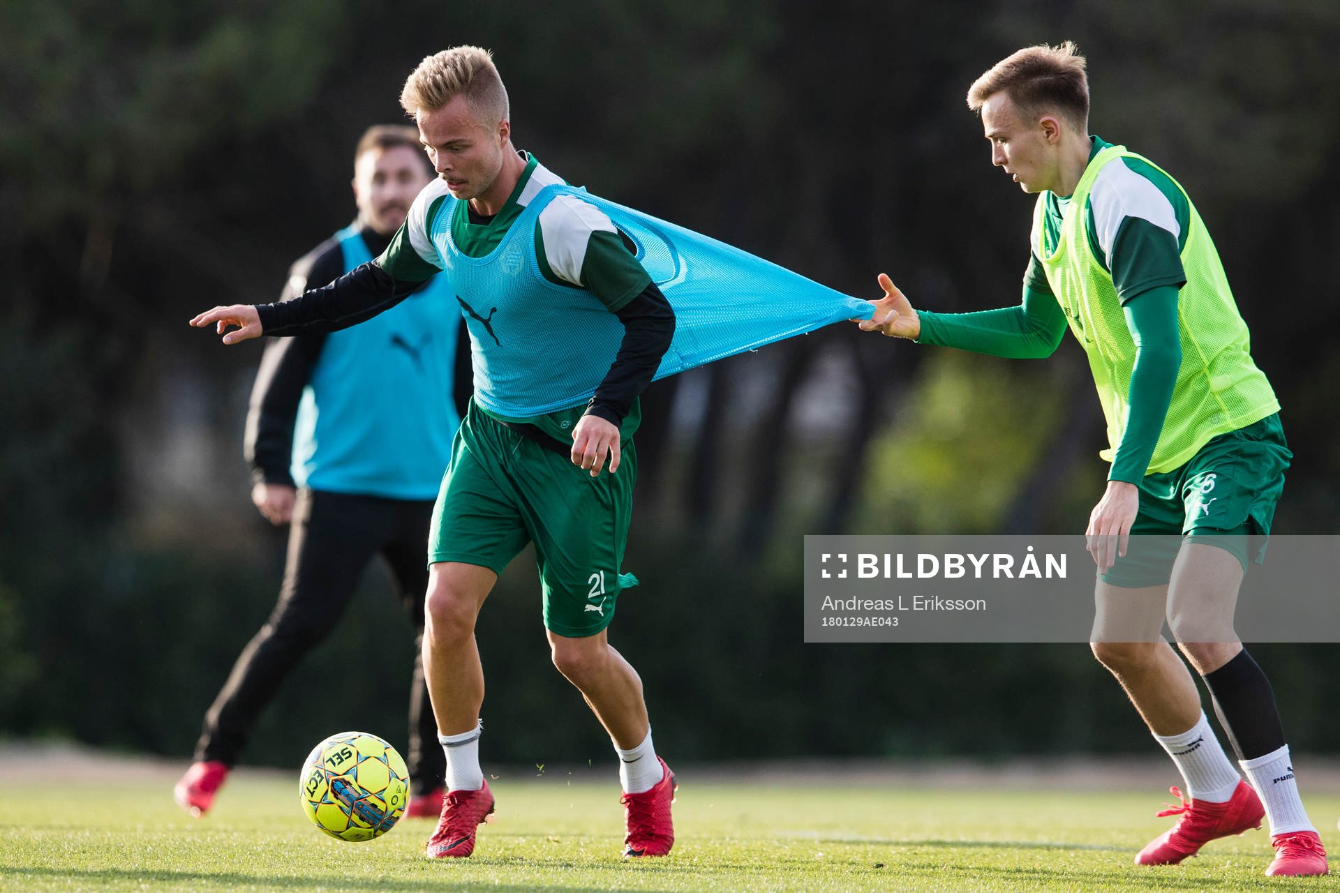 Hammarbys Sander Svendsen och Oscar Krusnell