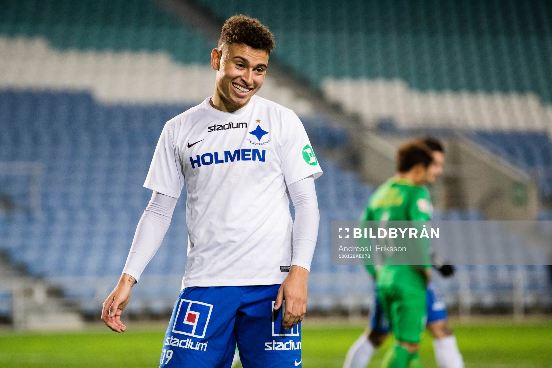 Norrköpings Jordan Larsson jublar