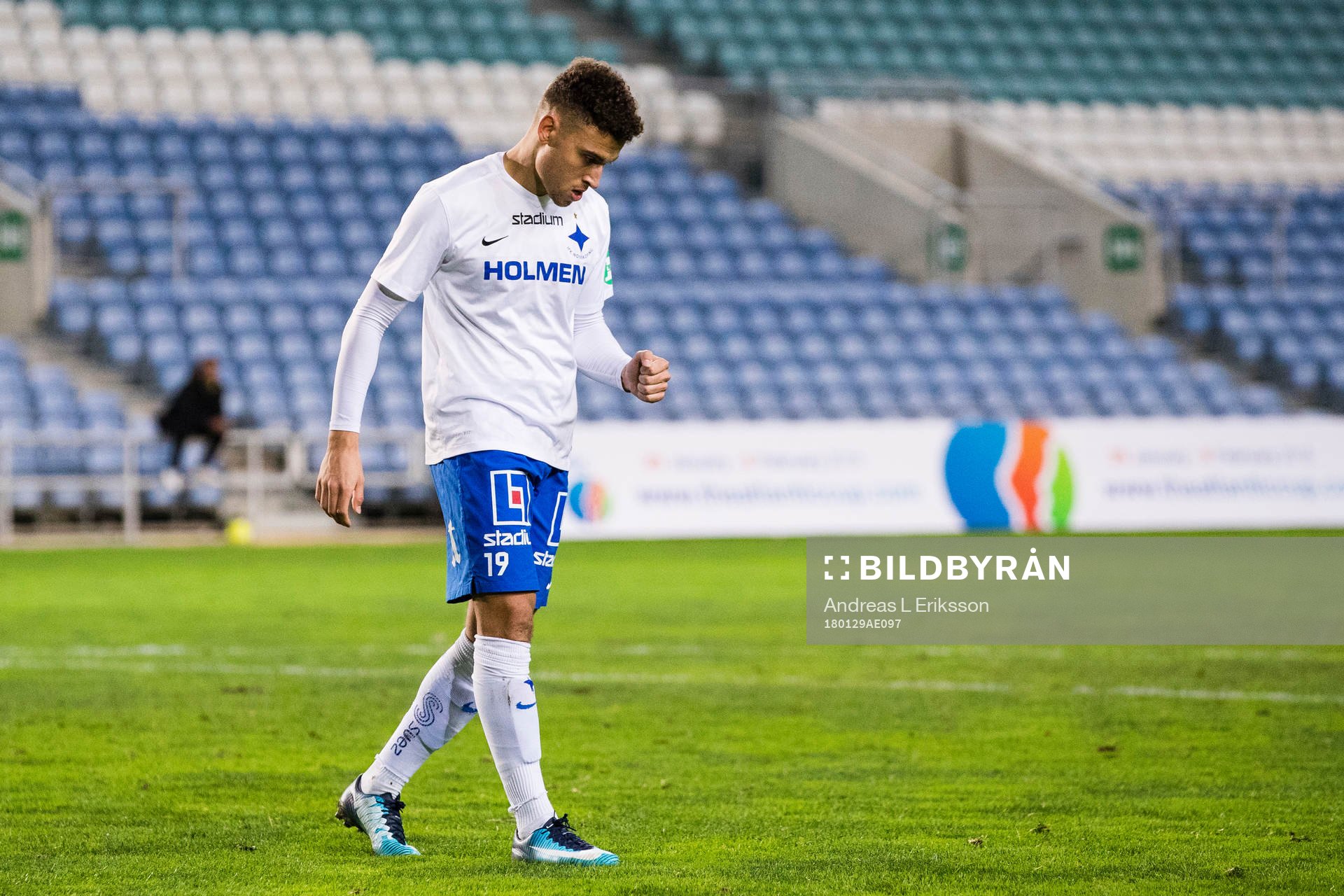 Norrköpings Jordan Larsson jublar