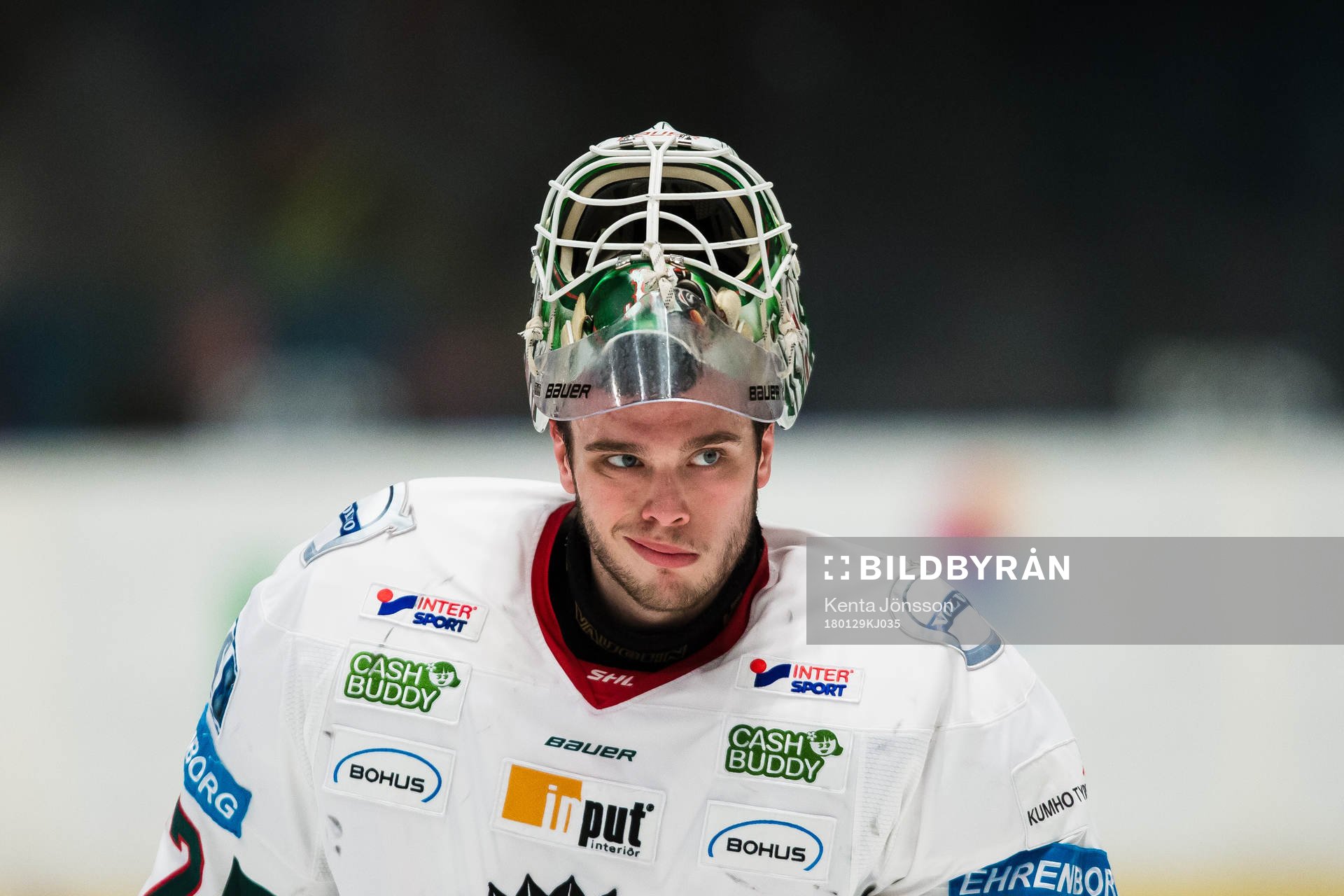 Frölundas målvakt Johan Gustafsson