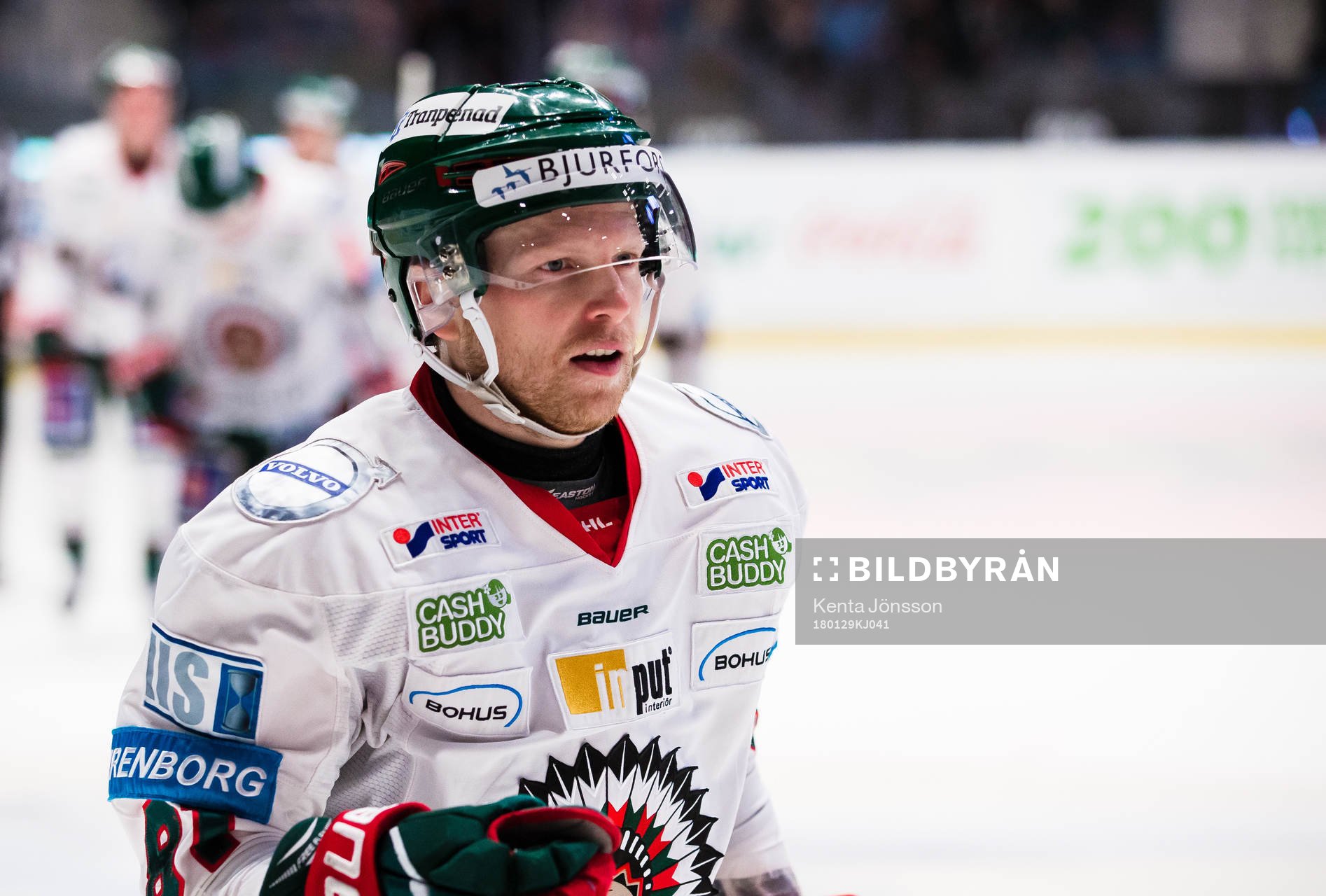 Frölundas Ryan Lasch jublar