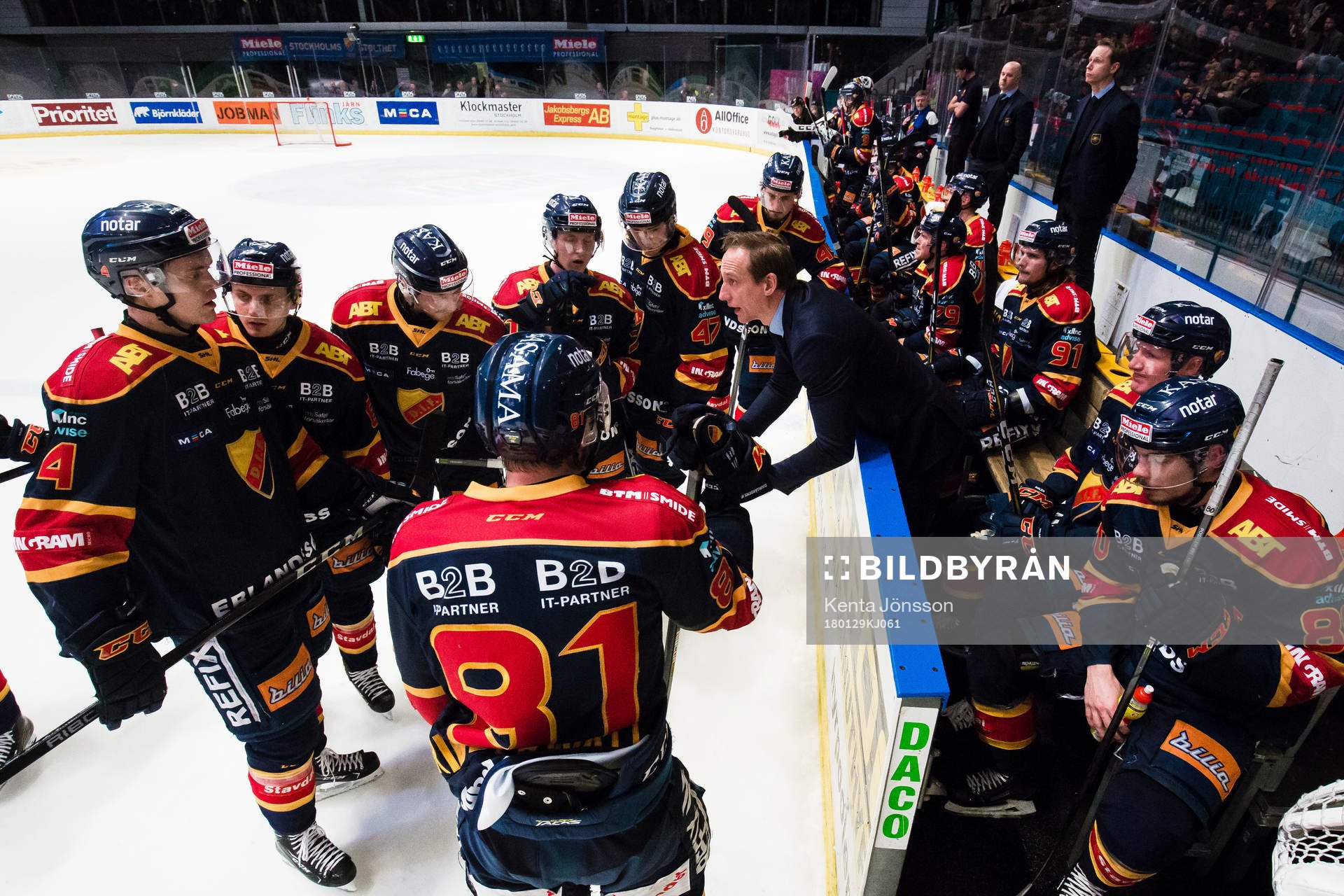 Djurgårdens assisterande tränare Mikael Håkanson  med