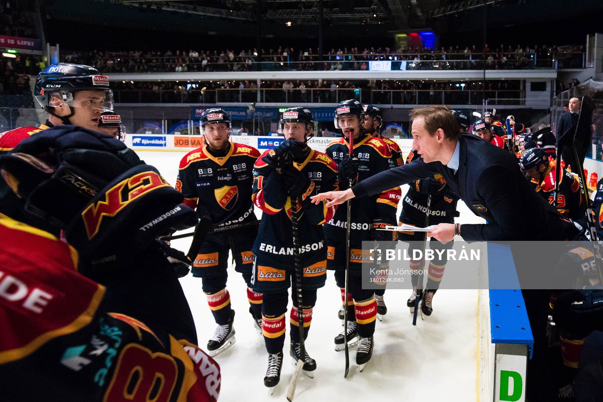 Djurgårdens assisterande tränare Mikael Håkanson  med
