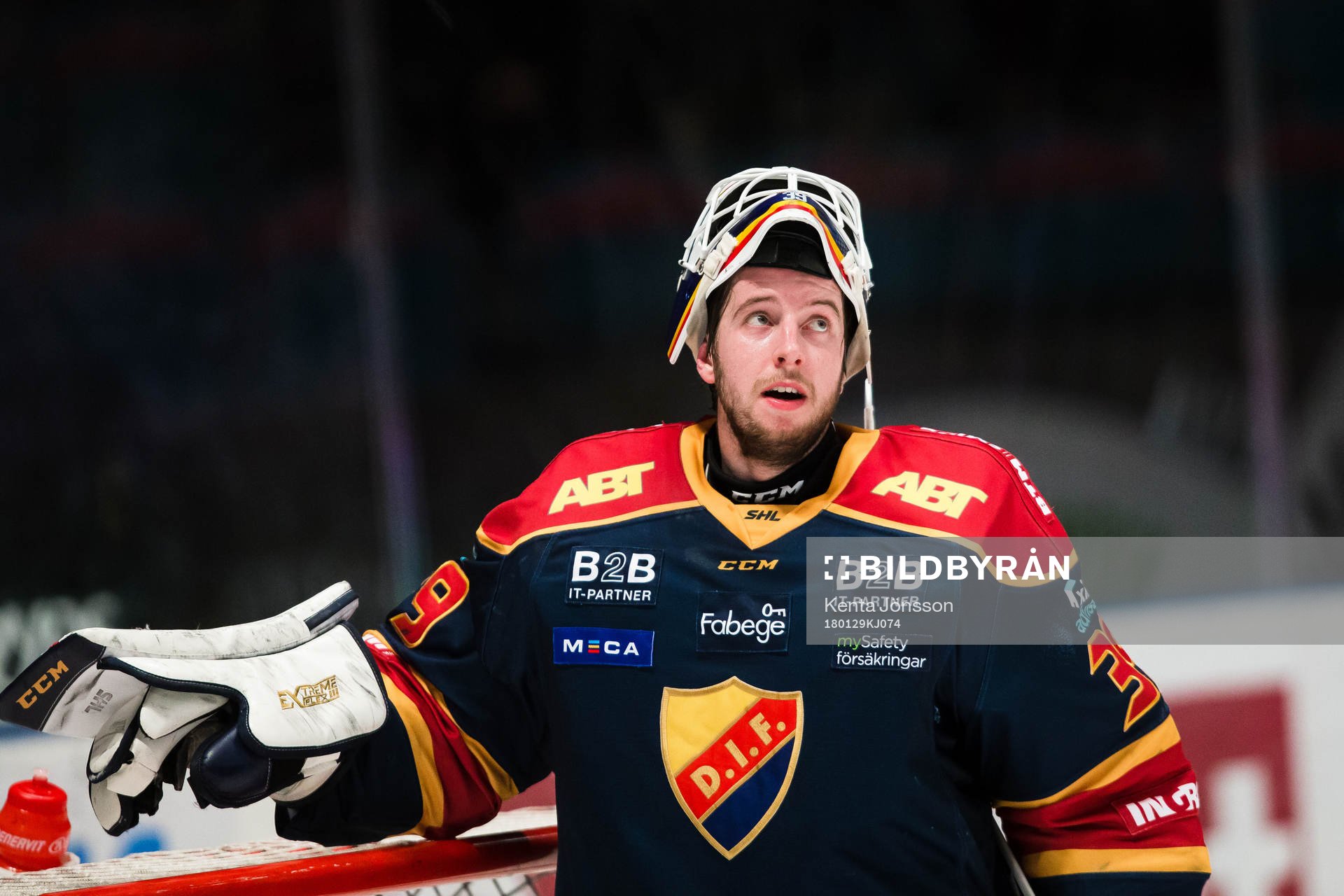 Djurgårdens målvakt Adam Reideborn