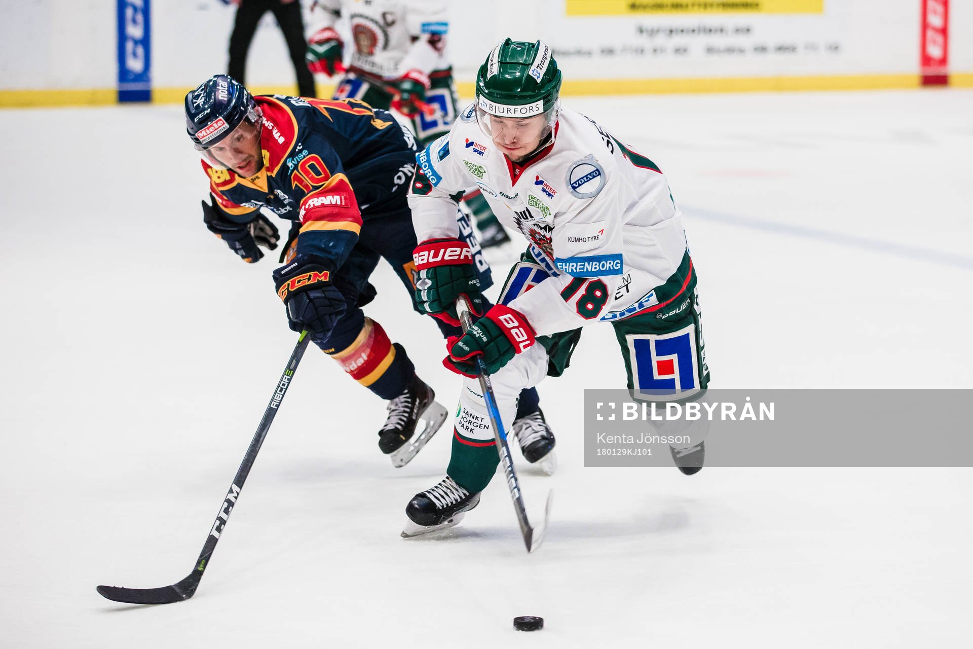 Frölundas Mattias Nörstebö och Djurgårdens Niclas