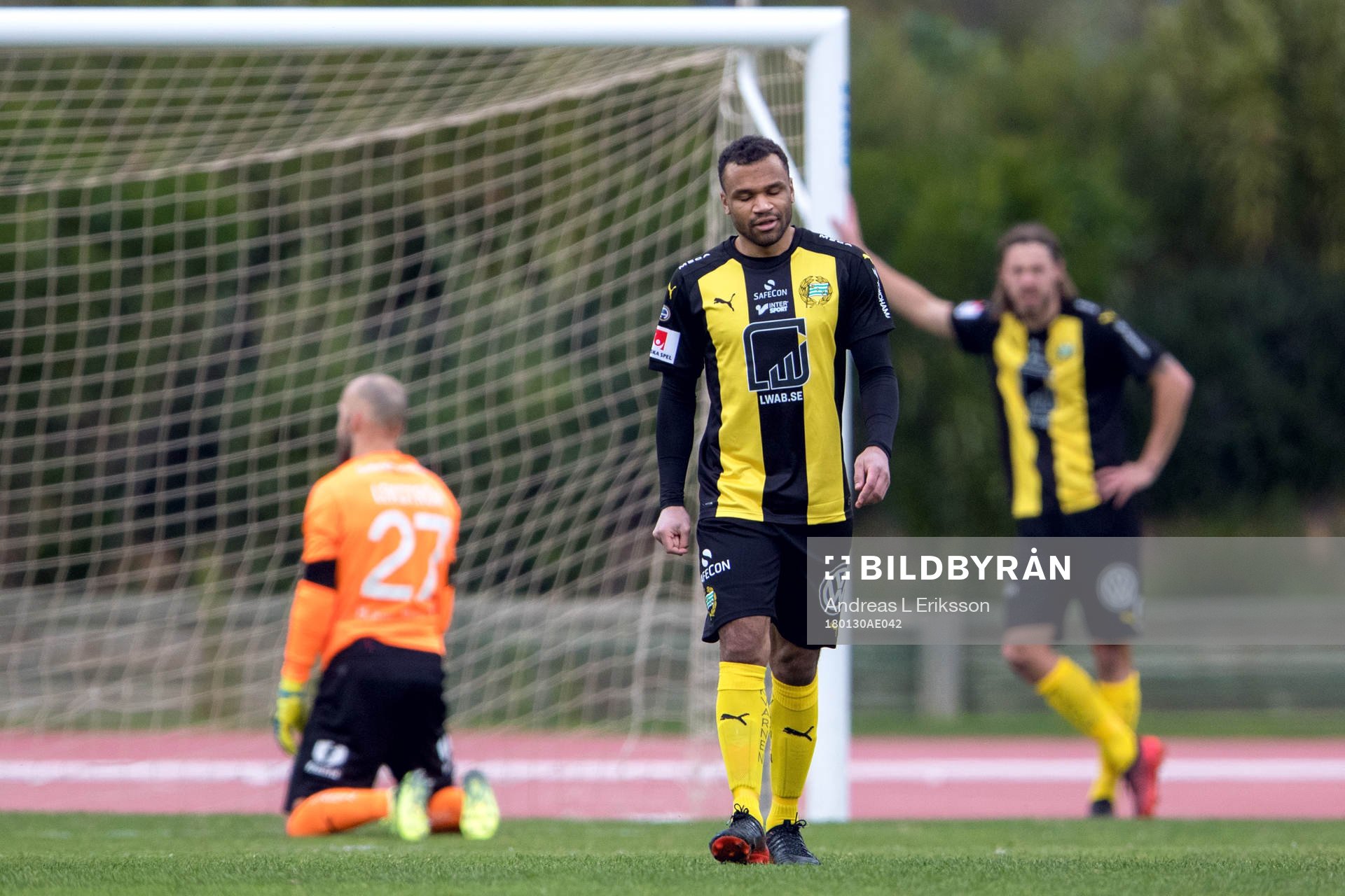 Hammarbys målvakt Benny Lekström, Serge-Junior Martinsson
