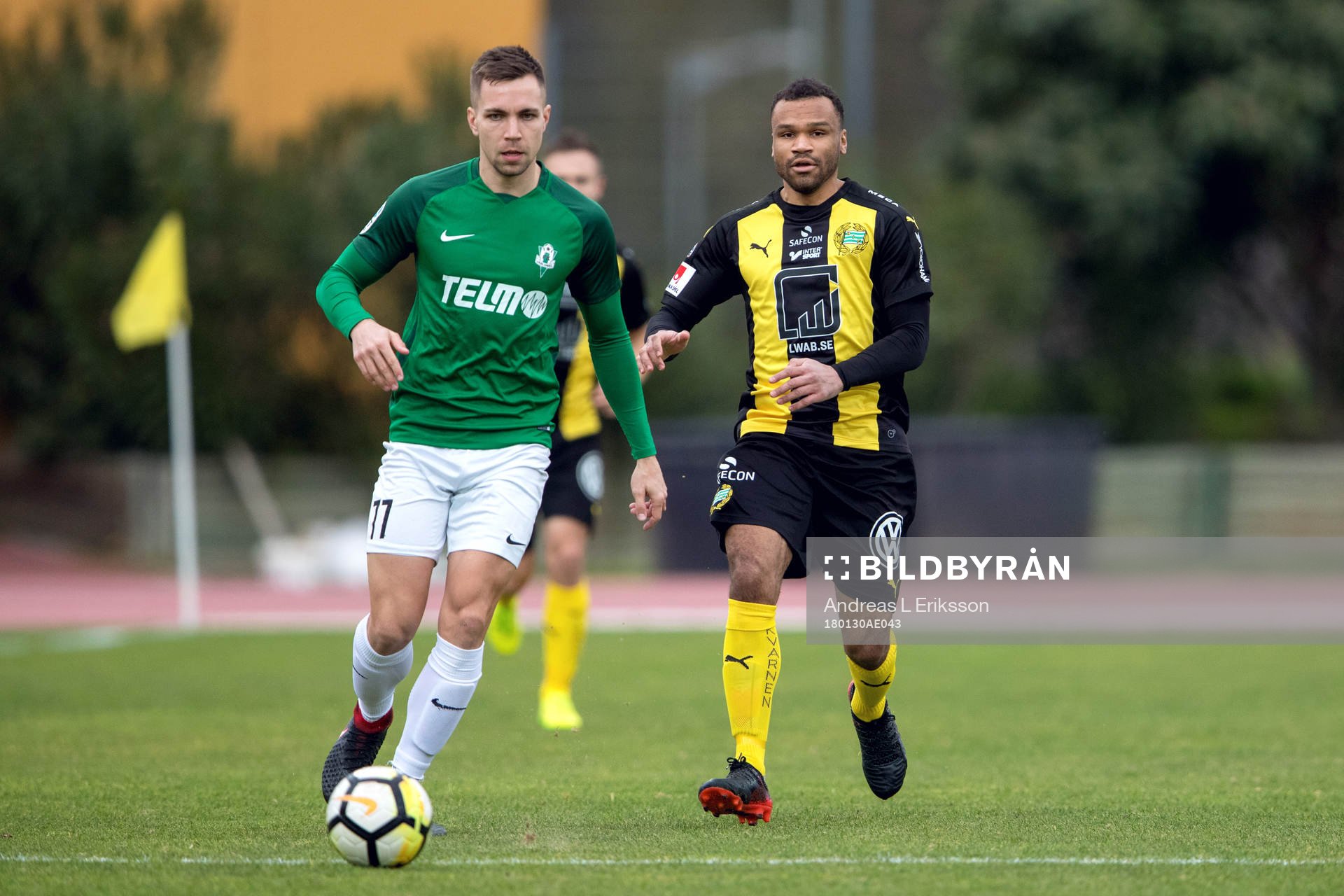 Jablonecs Matej Kubista och Hammarbys Serge-Junior