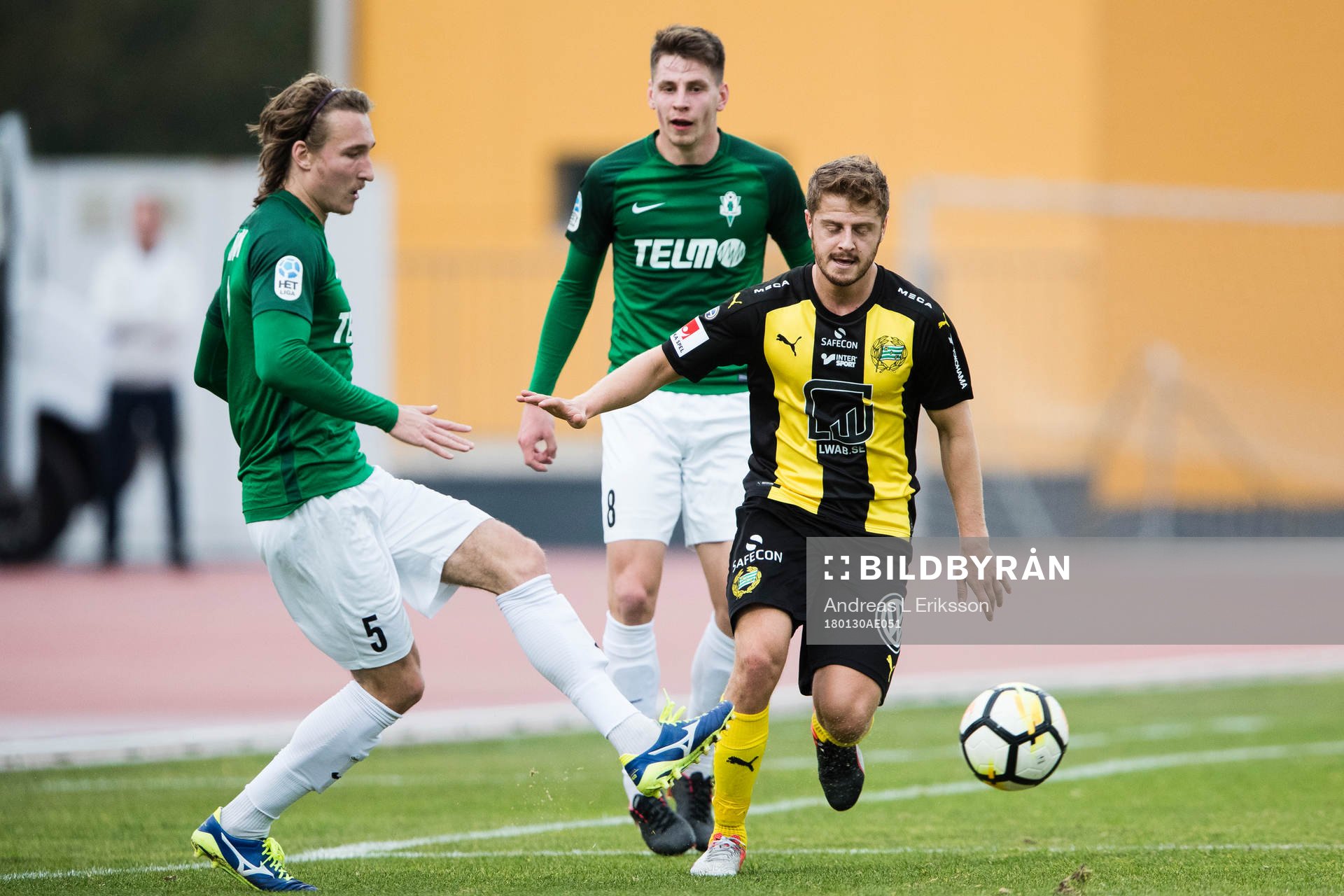 Jablonecs Matej Hanousek och Hammarbys Rebin Asaad