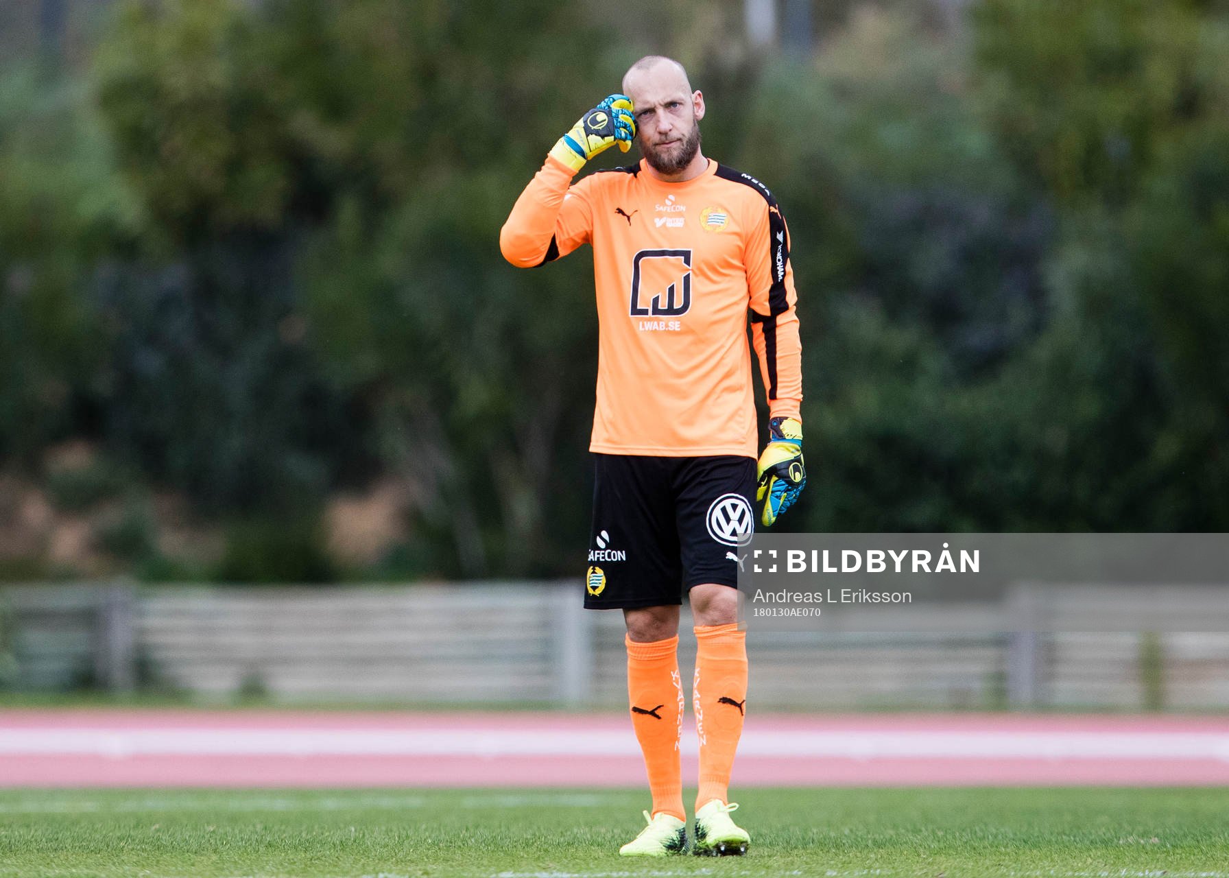 Hammarbys målvakt Benny Lekström