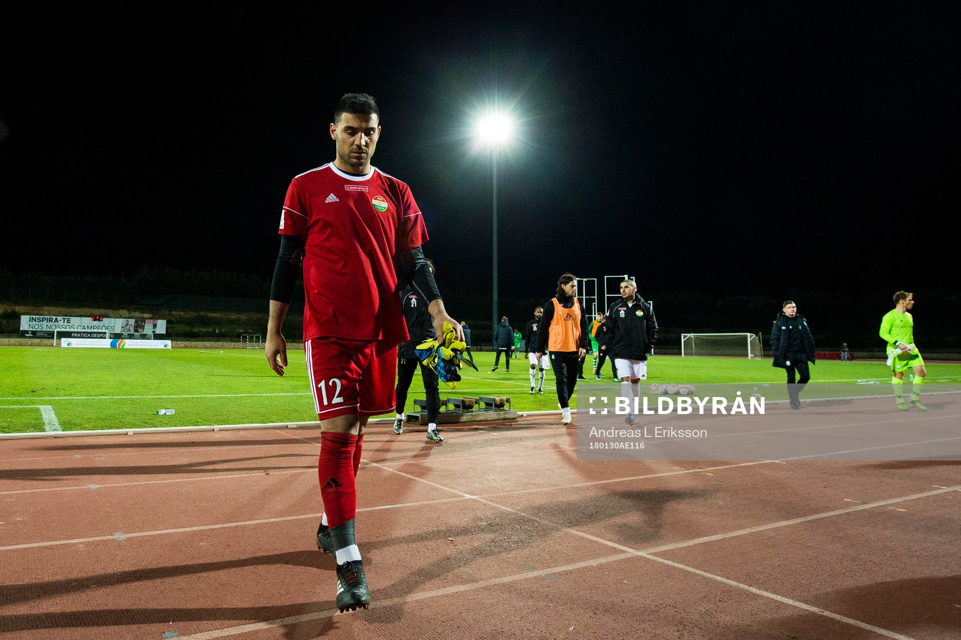 Dalkurds målvakt Abdulaziz Demircan deppar