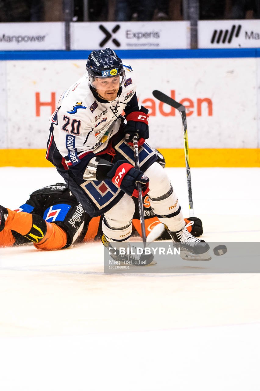 Linköpings Nick Sörenssen 0ch Karlskronas Carl Persson