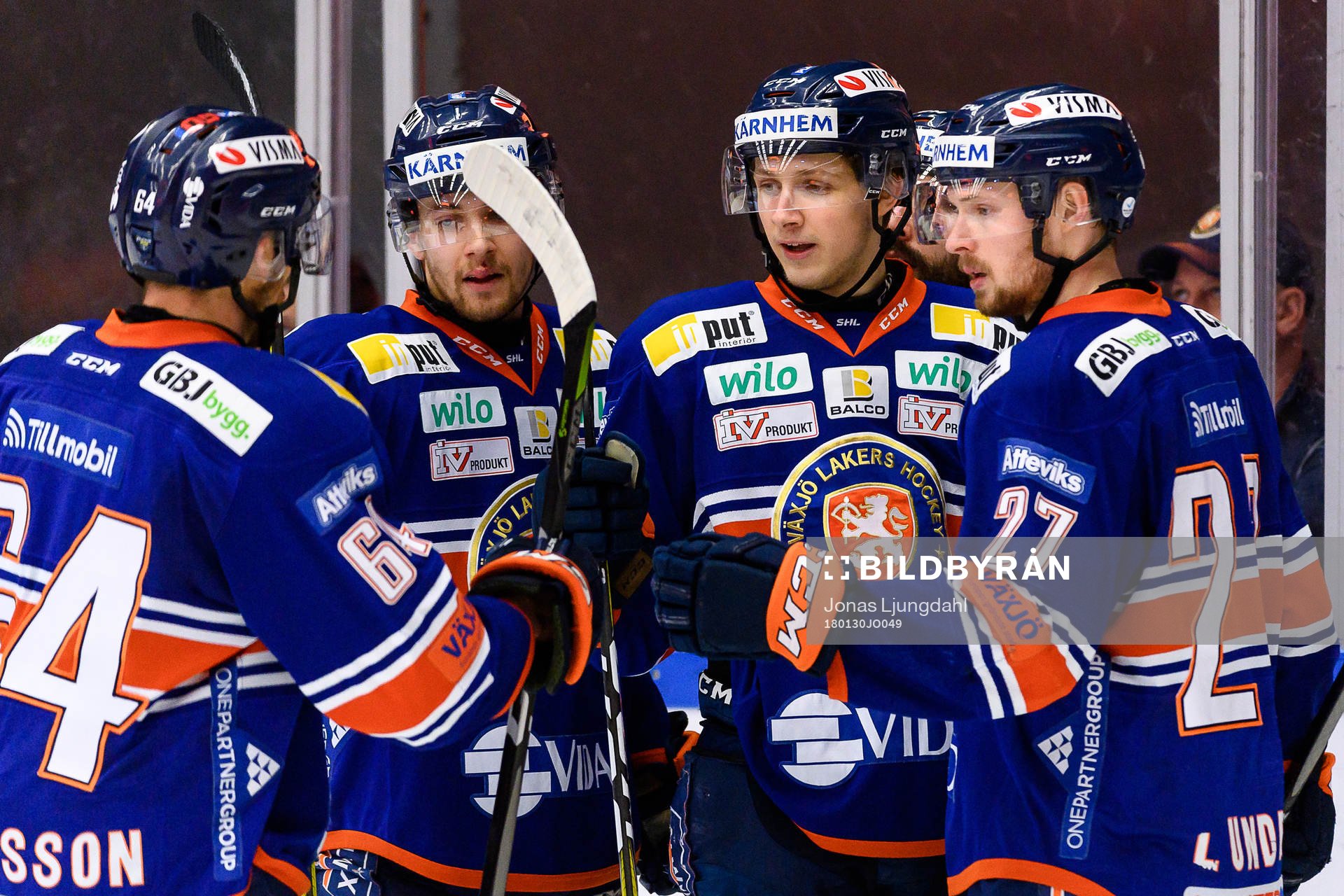 Växjös Jonas Röndbjerg jublar