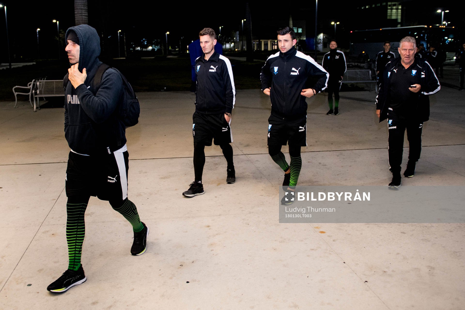 Malmö FFs massör Greger Andrijevski, Markus Rosenberg,