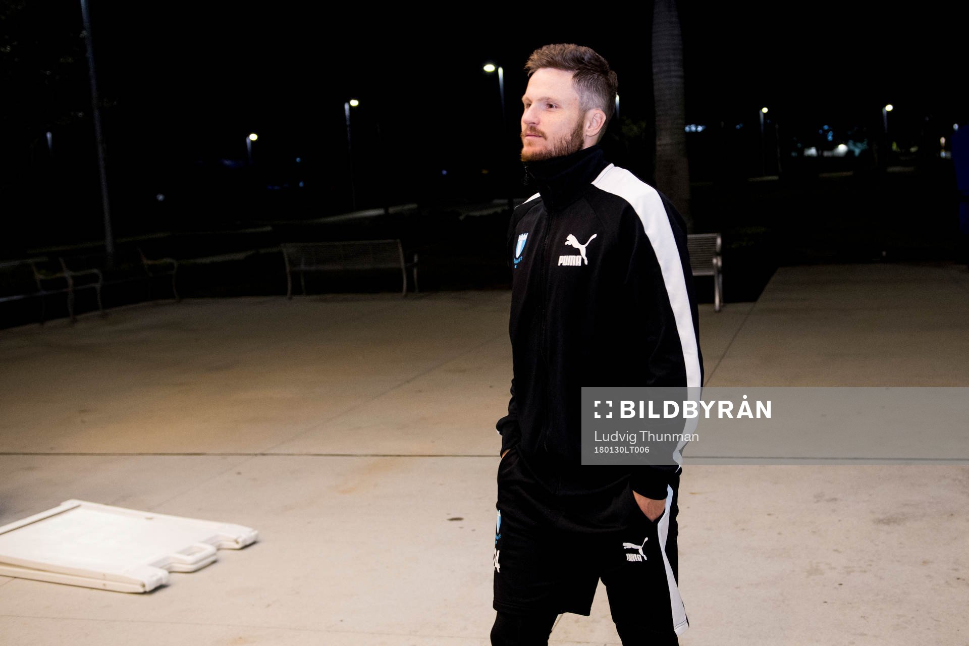 Malmö FFs Lasse Nielsen ankommer till IMG Academy