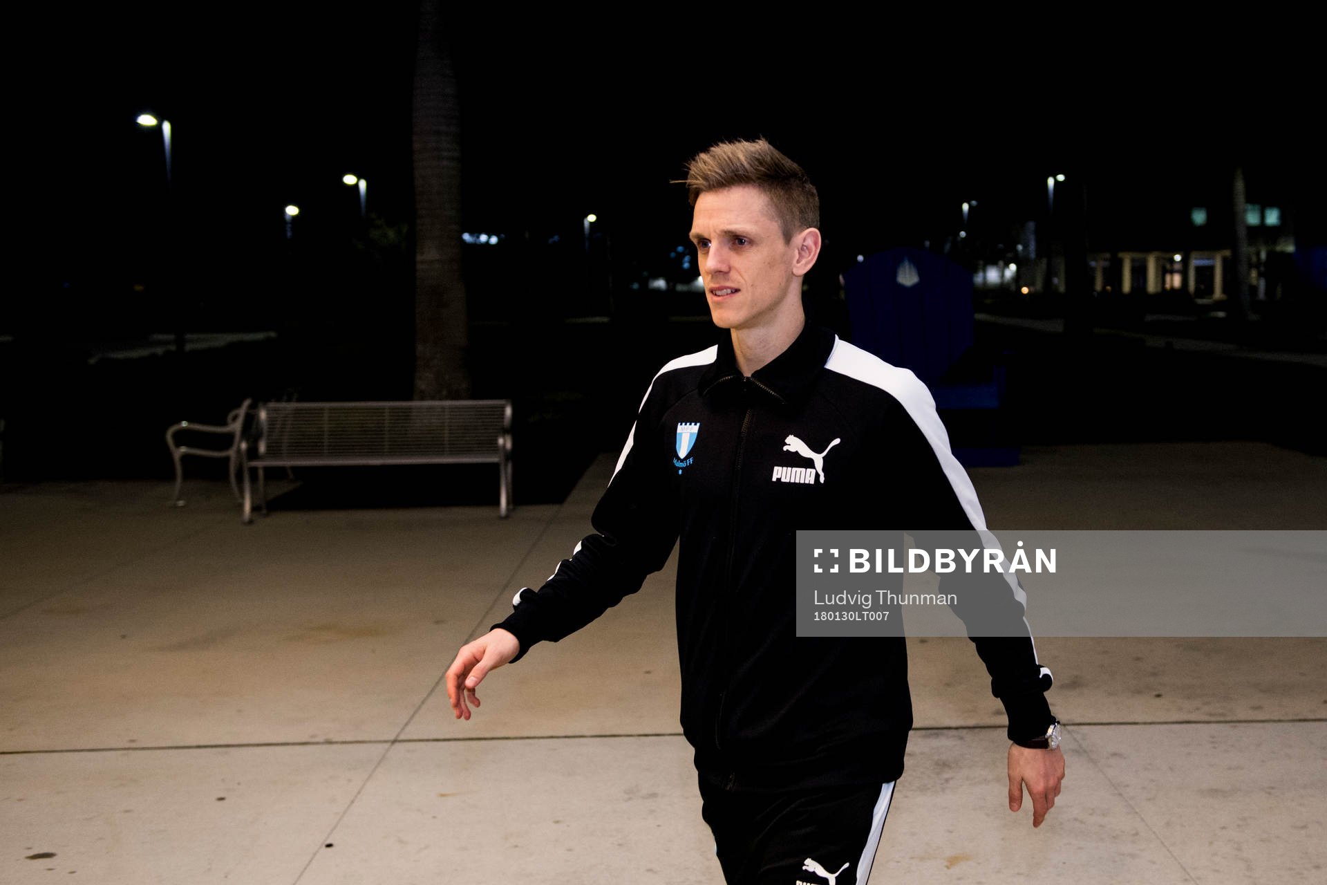 Malmö FFs Sören Rieks ankommer till IMG Academy