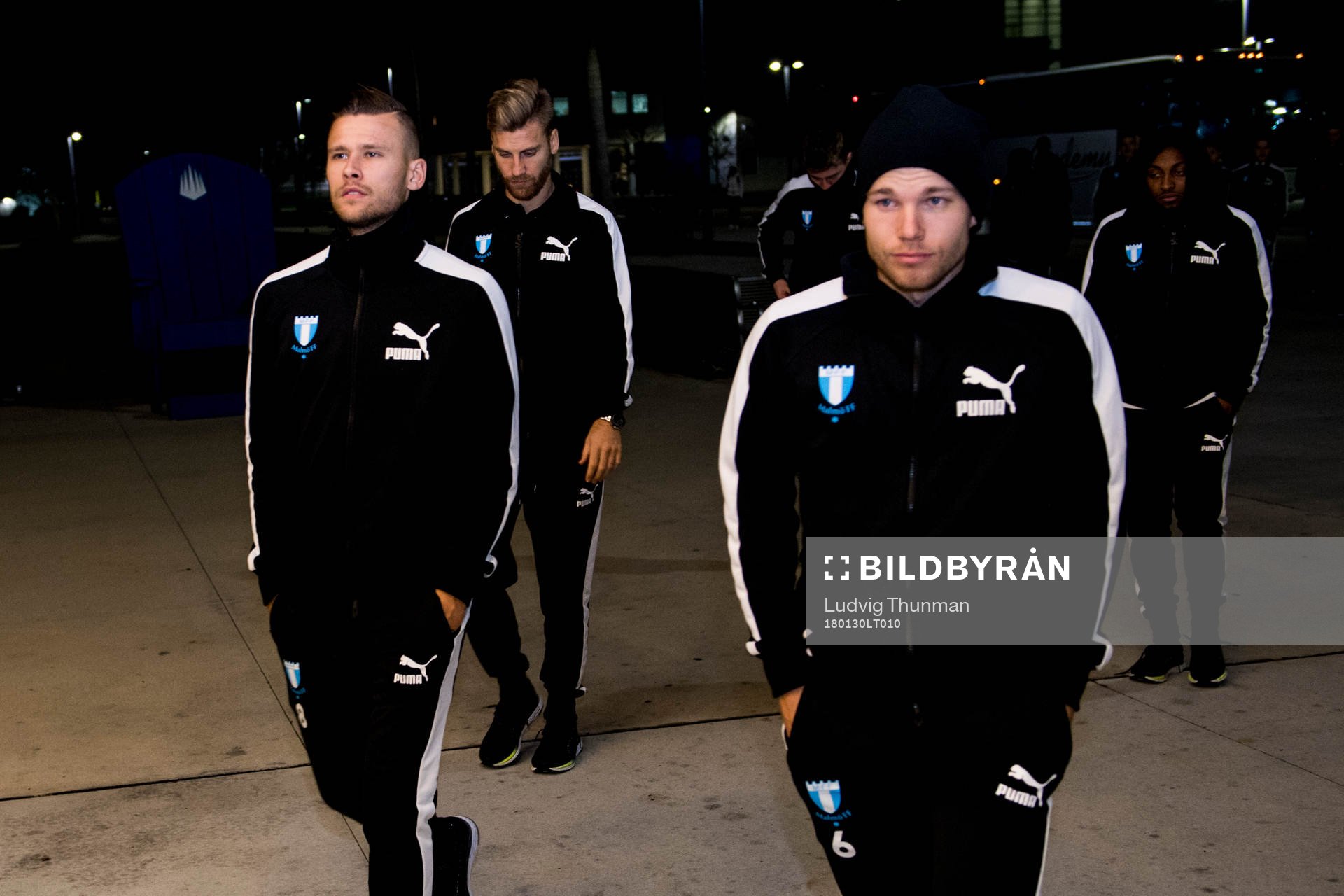 Malmö FFs Arnór Ingvi Traustasonm Rasmus Bengtsson och