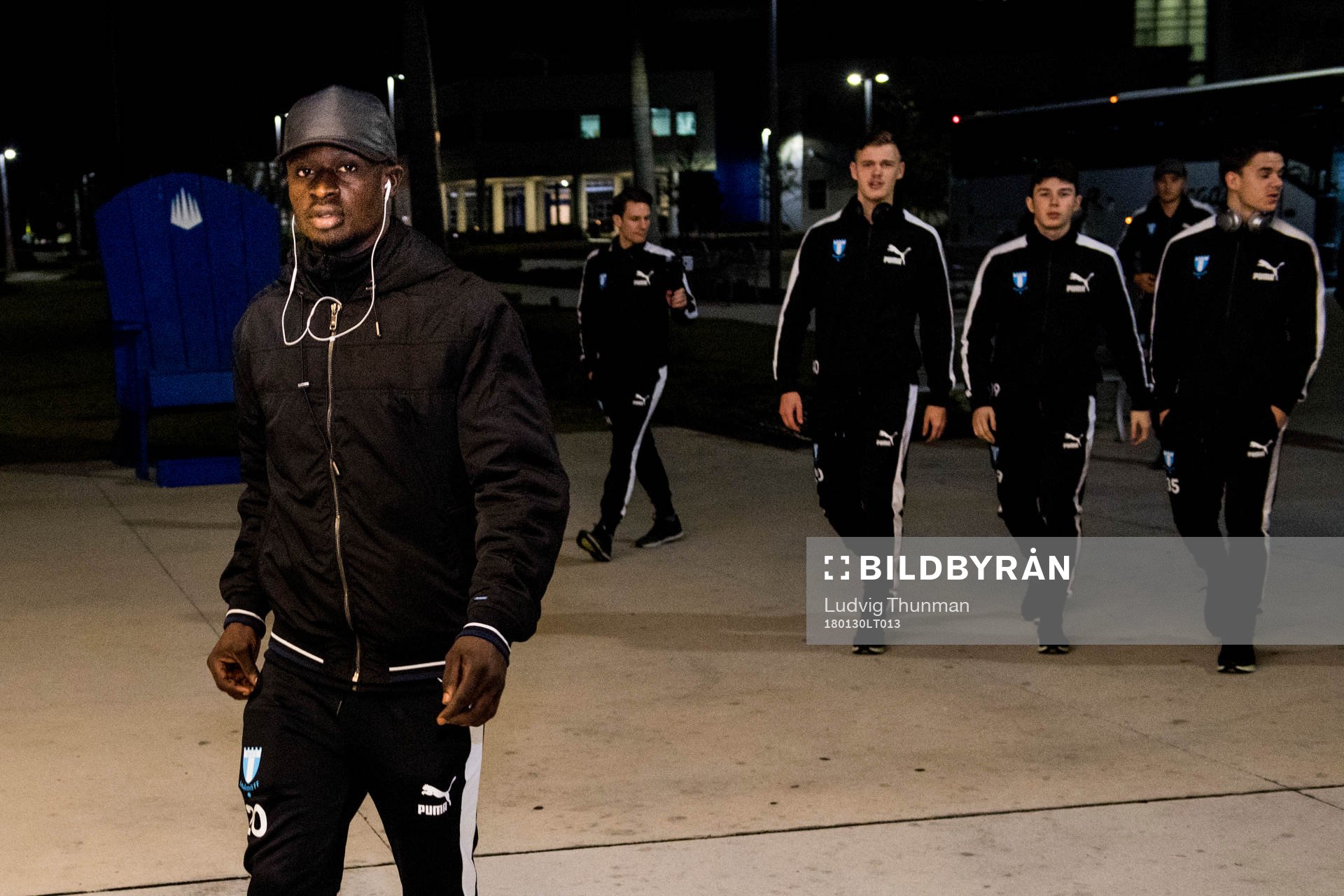 Malmö FFs Bonke Innocent ankommer till IMG Academy