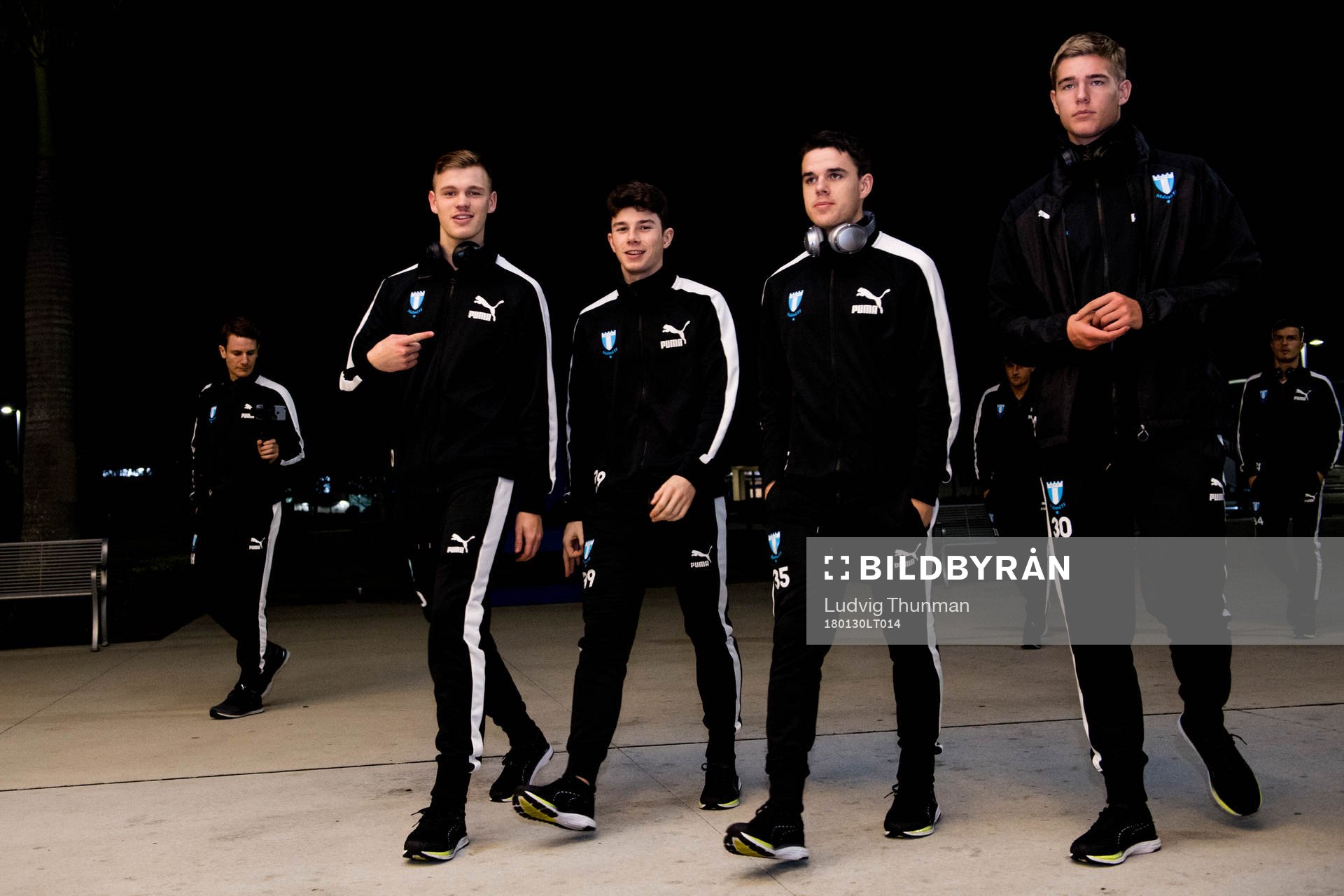 Malmö FFs Felix Konstandeliasz, Samuel Adrian och målvakt