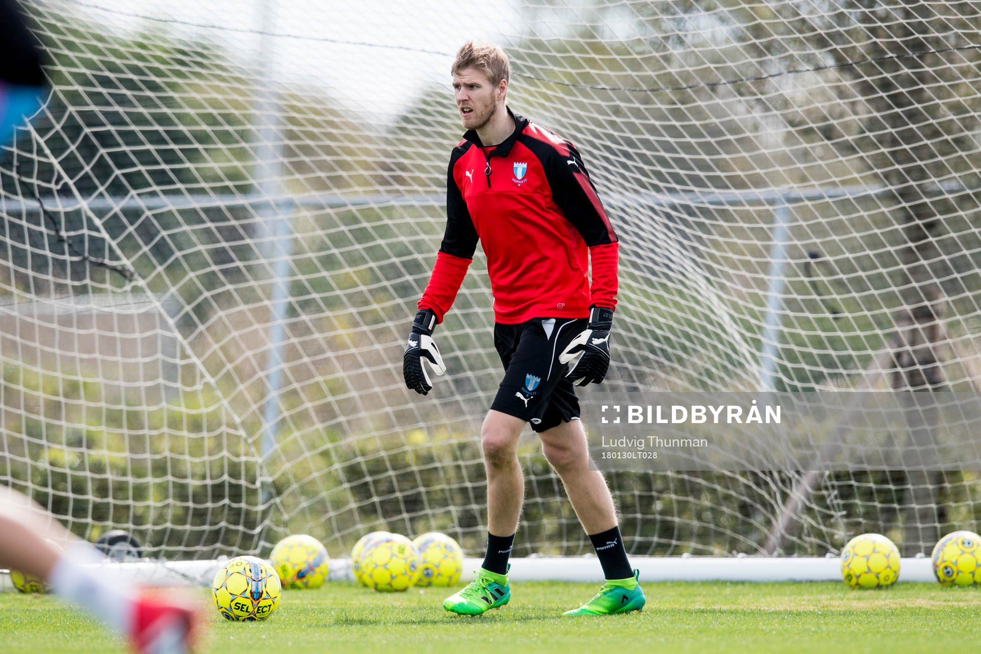 Malmö FFs målvakt Fredrik Andersson